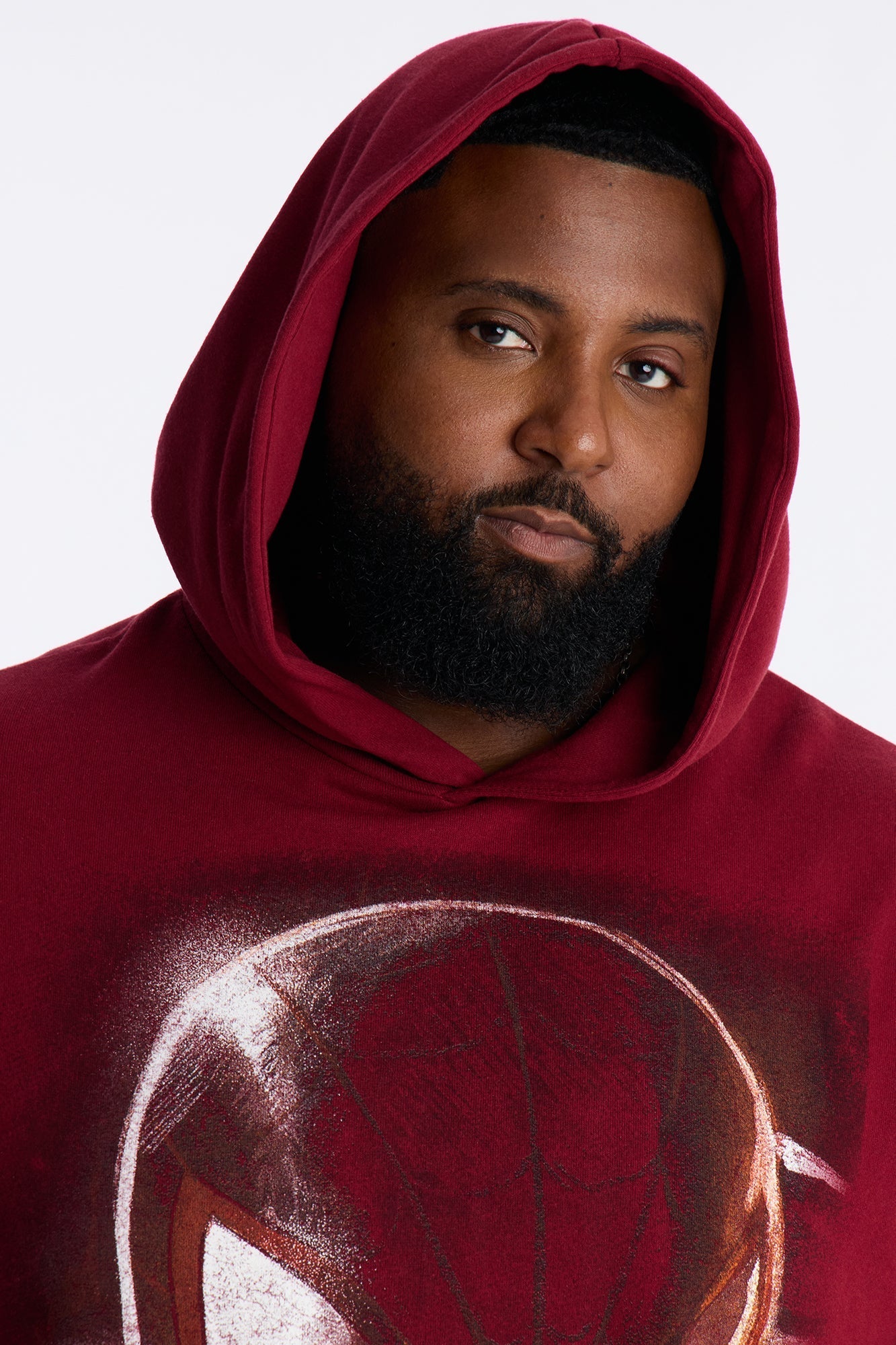 Marvel Spiderman Be Greater Hoodie - Burgundy