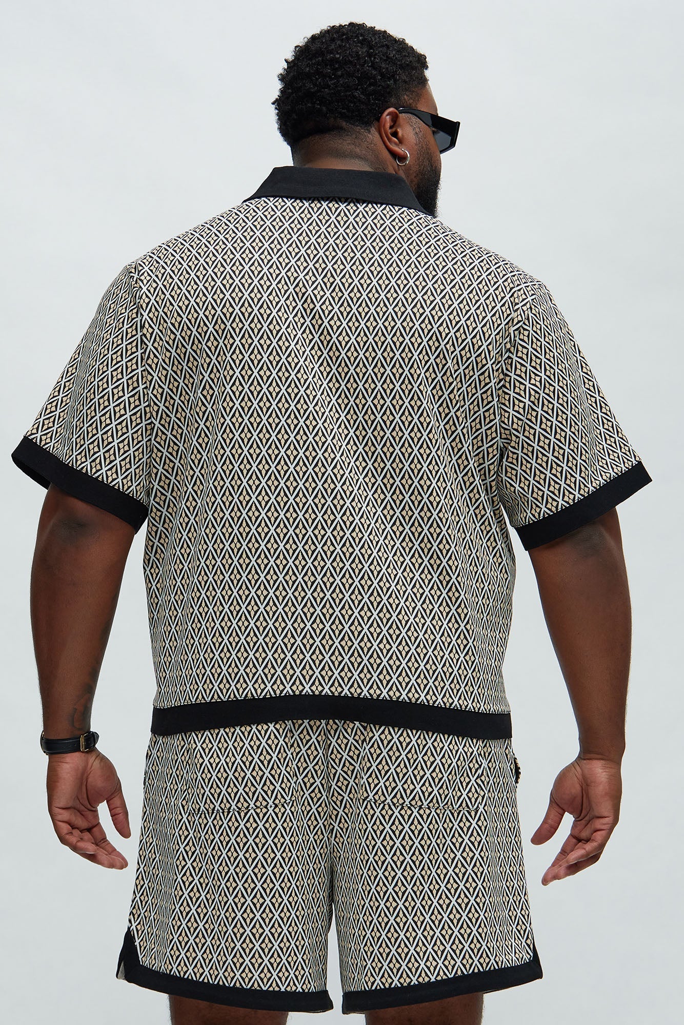 Rushmore Knit Shirt - Black/combo