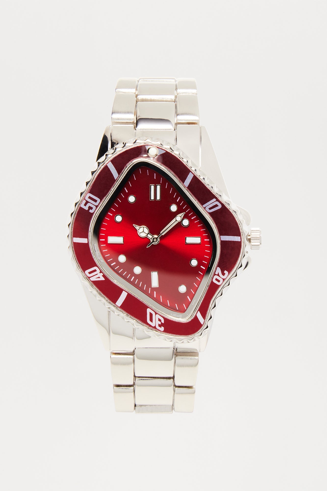 Legacy Watch - Silver/Red