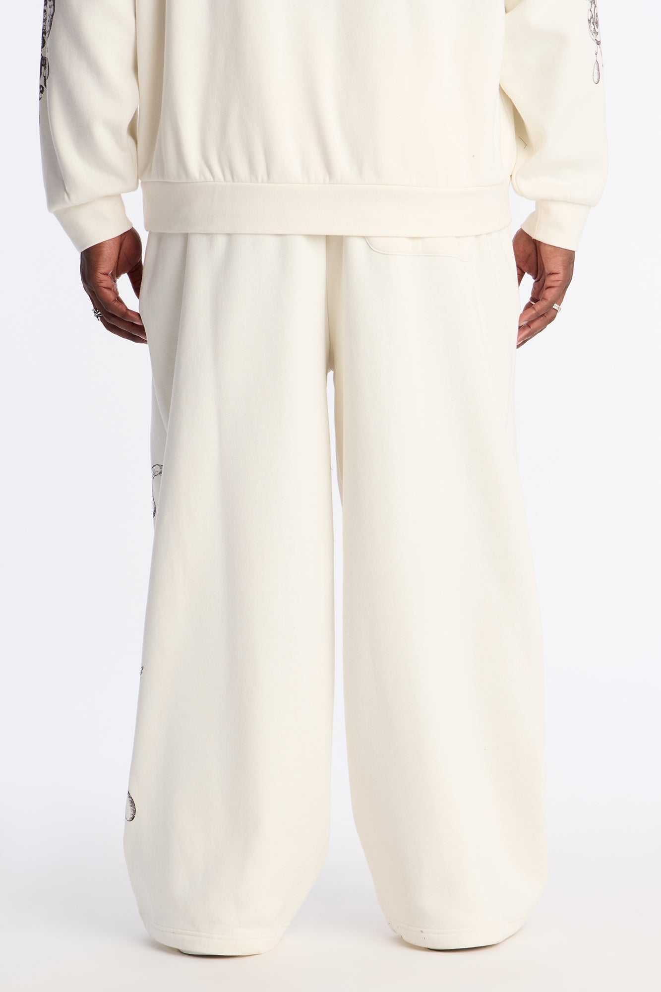 Grateful Heart Sweatpants - Cream