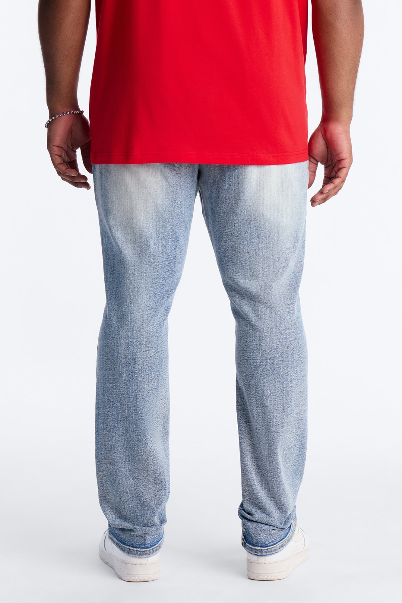 Stacked Skinny Urban Mend Jeans - Light Wash
