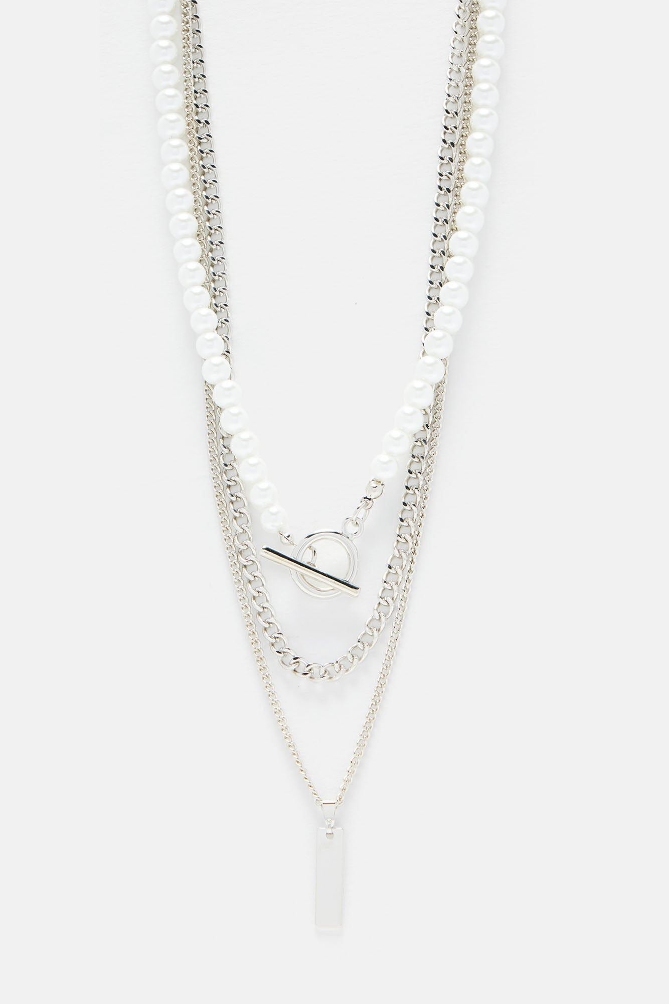 Tatum Necklace Set - Silver