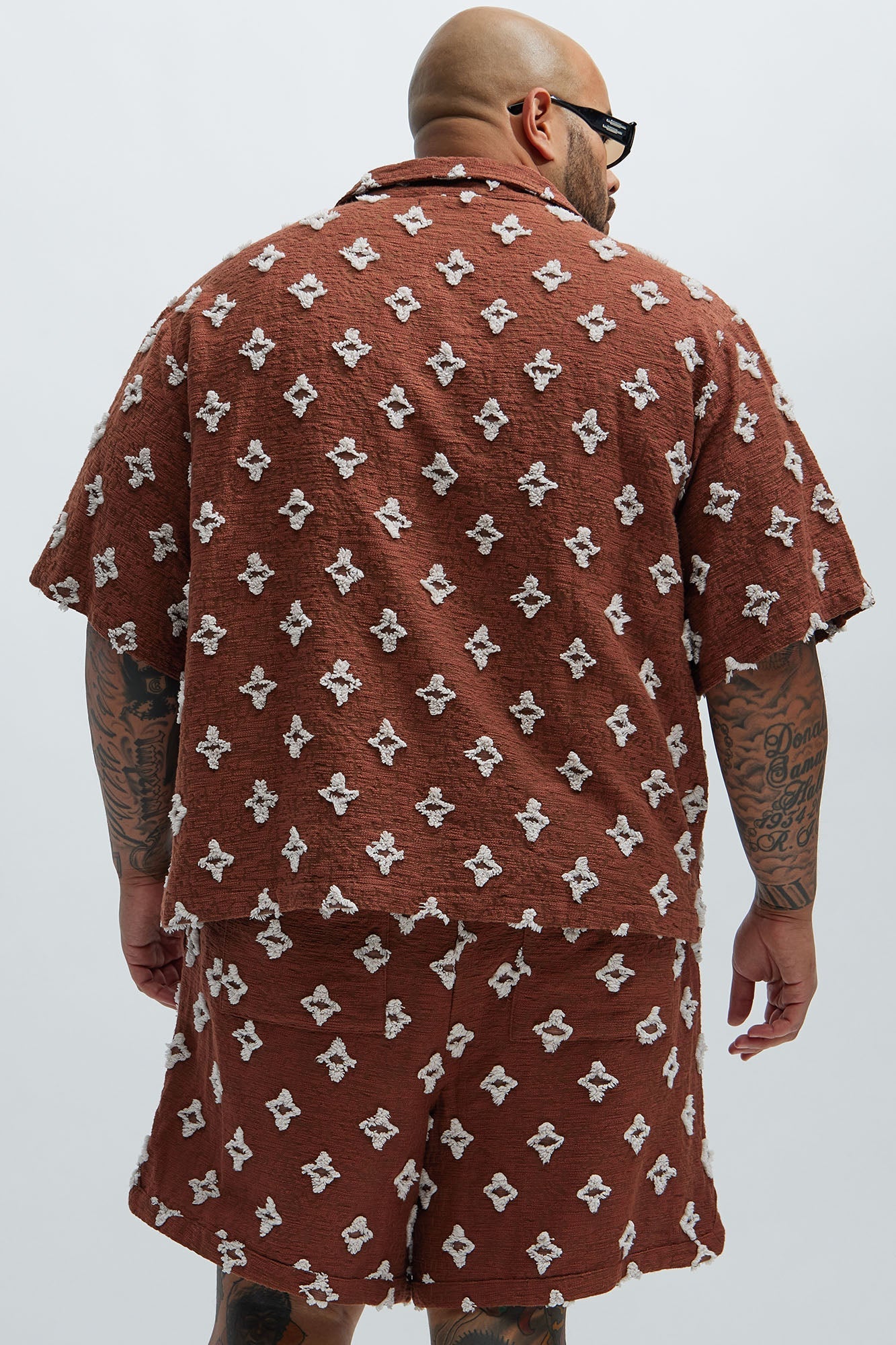 Cropped Starlet Shirt - Brown
