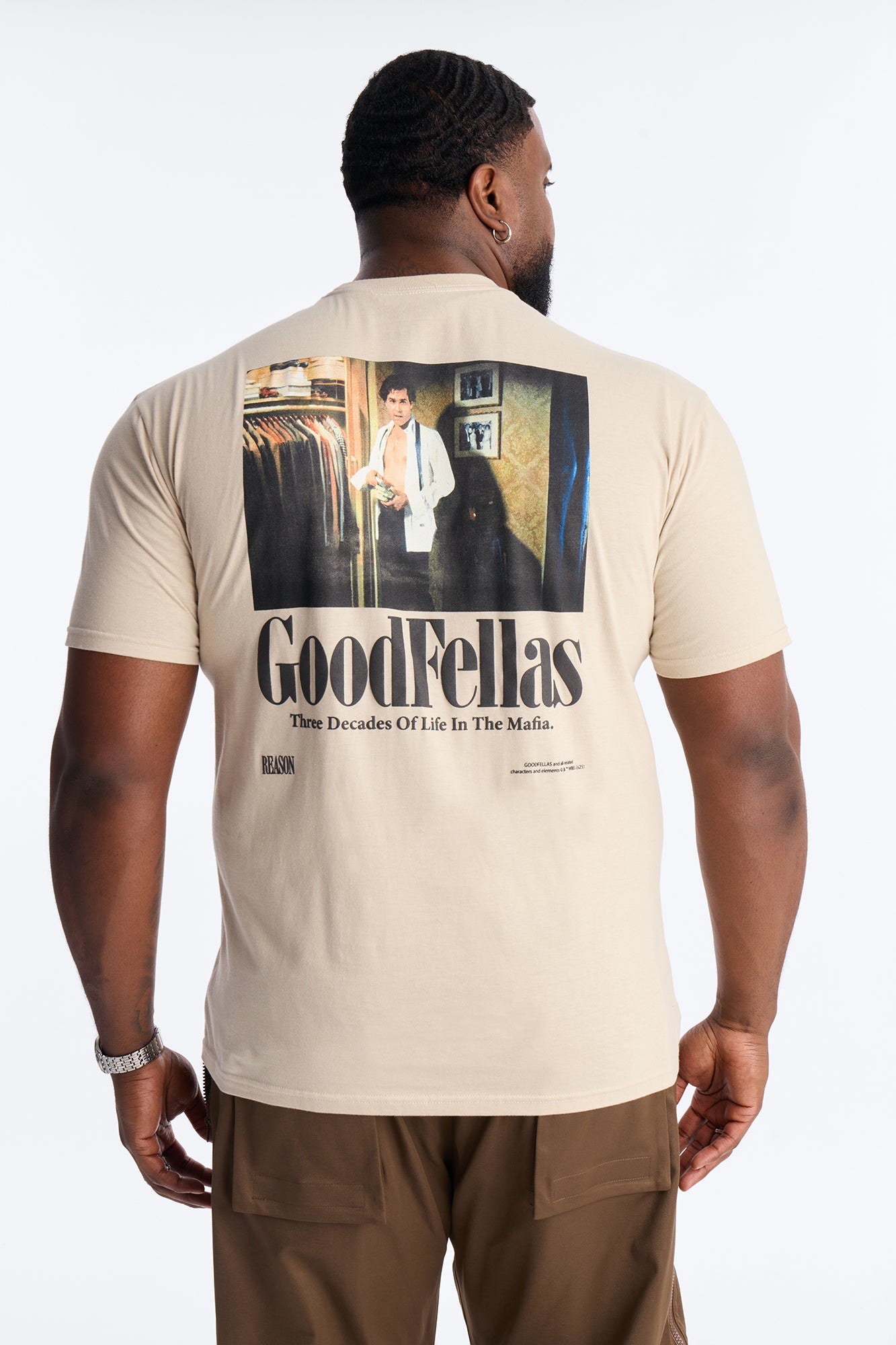 Good Fellas So You Wanna Be A Gangster Short Sleeve Tee - Cream