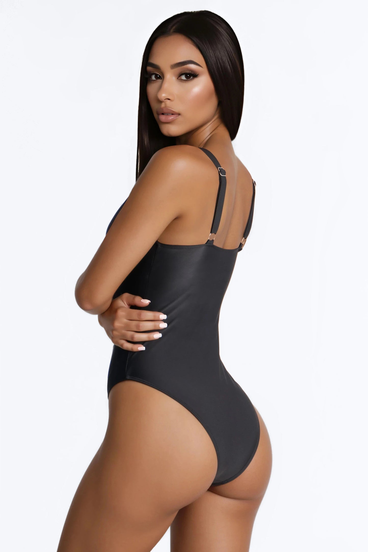 All Part Of The Plan 1 Piece Swimsuit - Black Fashion Nova