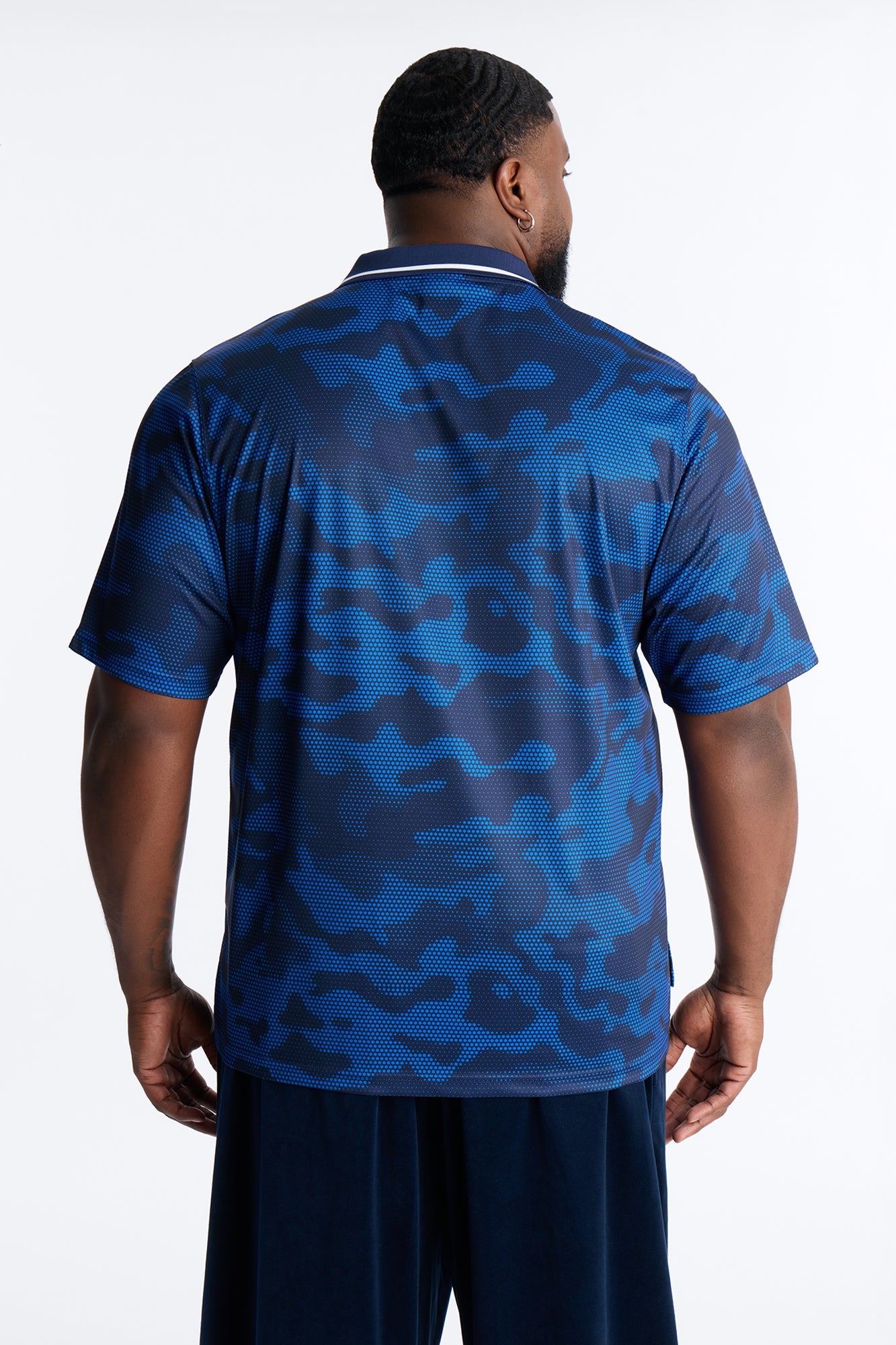 Mavs Digi Camo Soccer Top - Blue