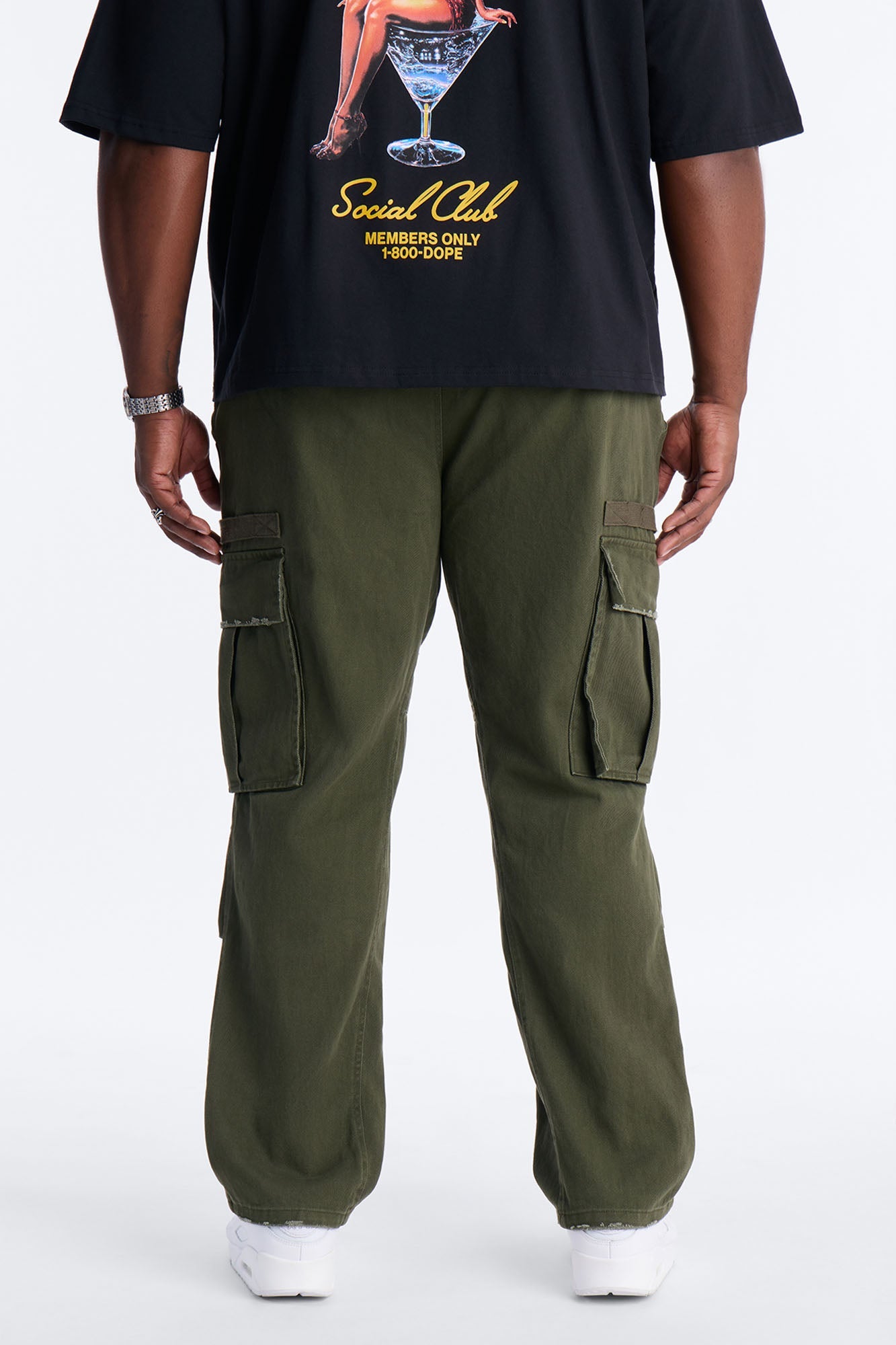 Straight Carter Point Utility Pant - Olive