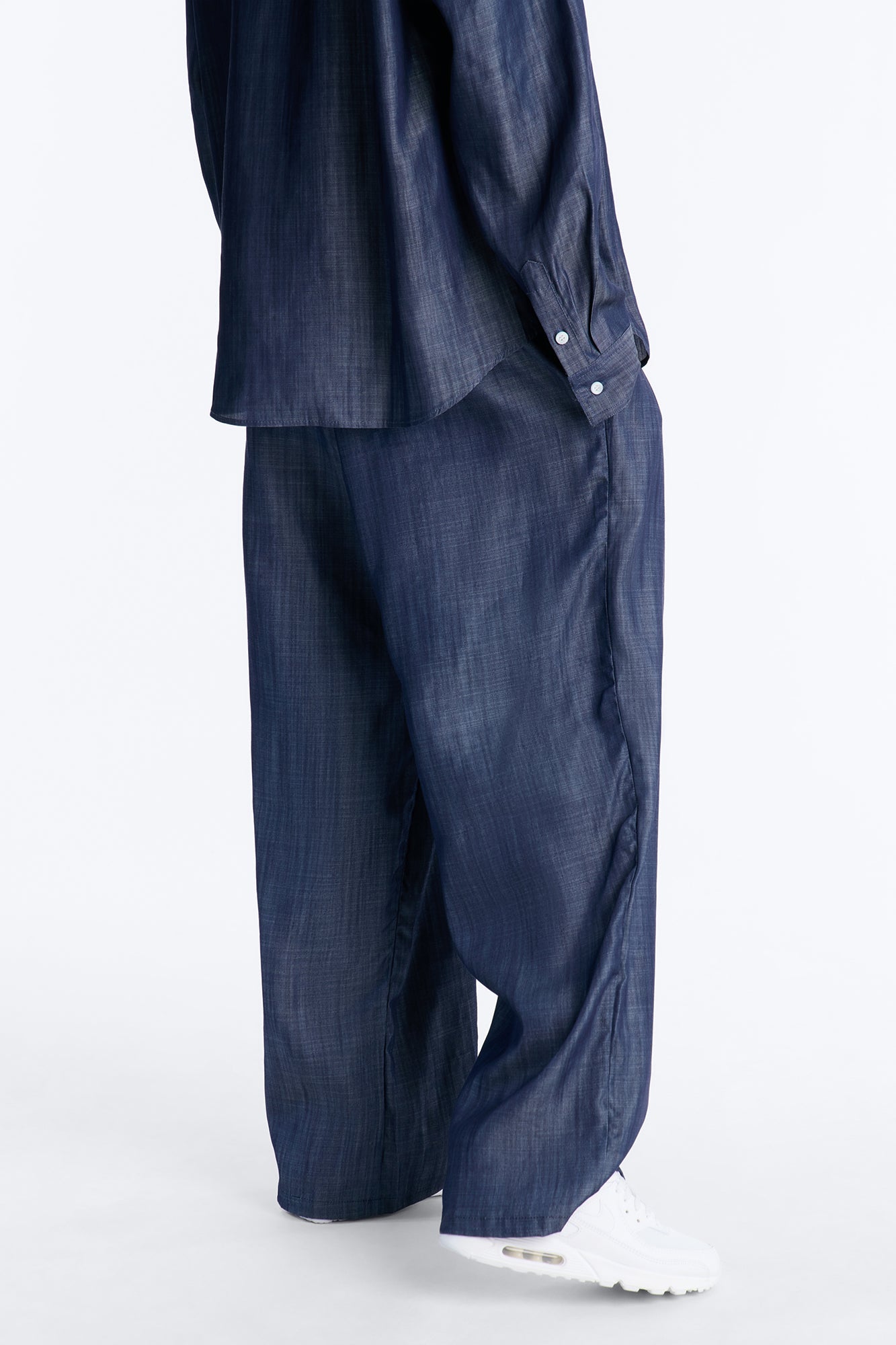 Wide Leg Mercer Gates Pant - Indigo