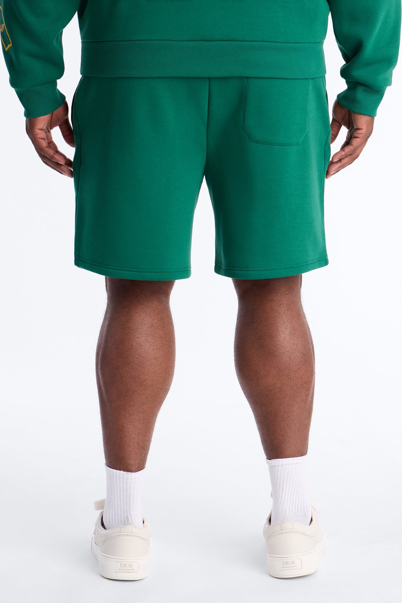 Paper Chasers Chain Stitch Sweatshorts - Green