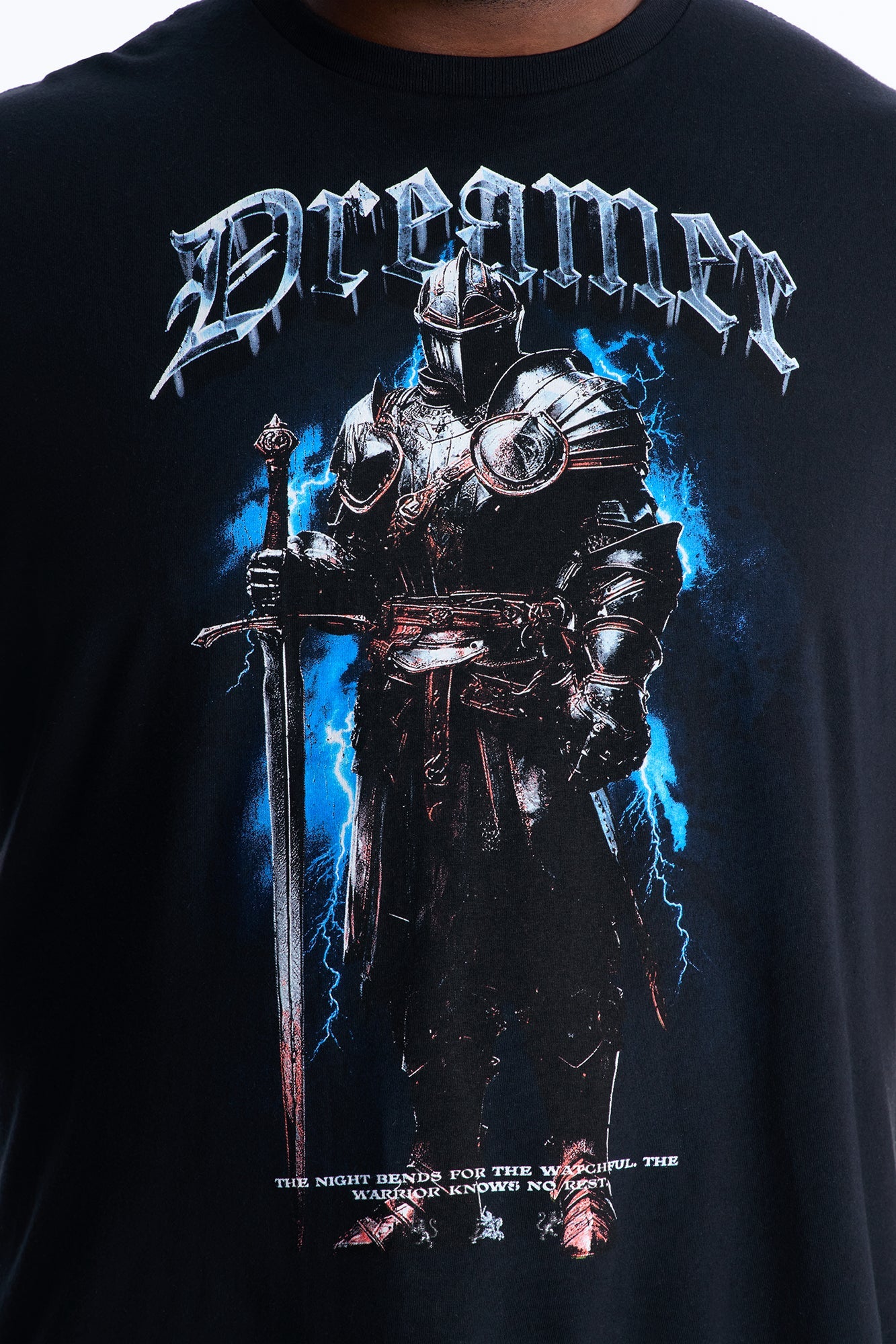 Dreamer And Fighter Short Sleeve Tee - Black