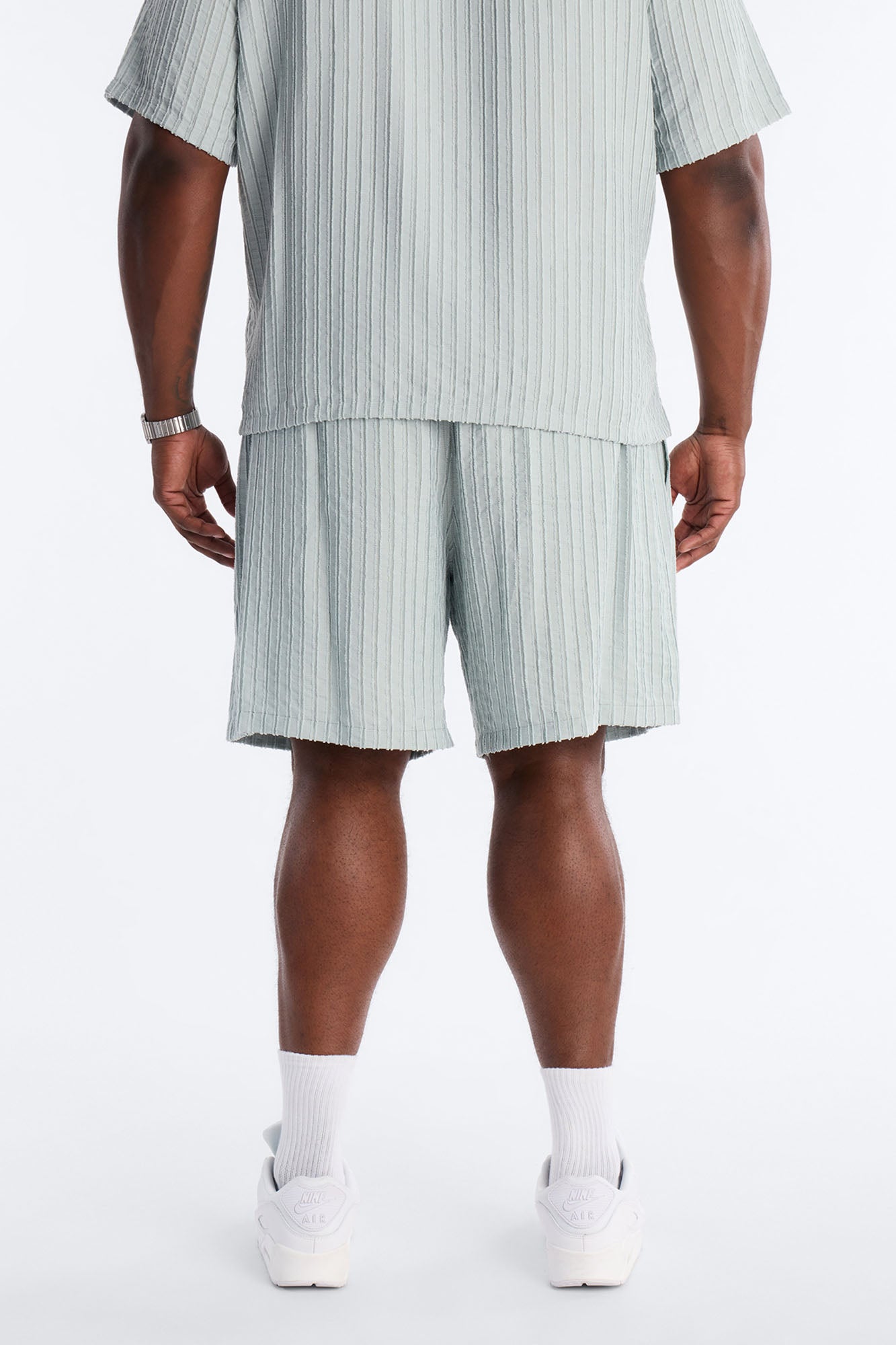 Relaxed Aegean Pleat Short - Sage