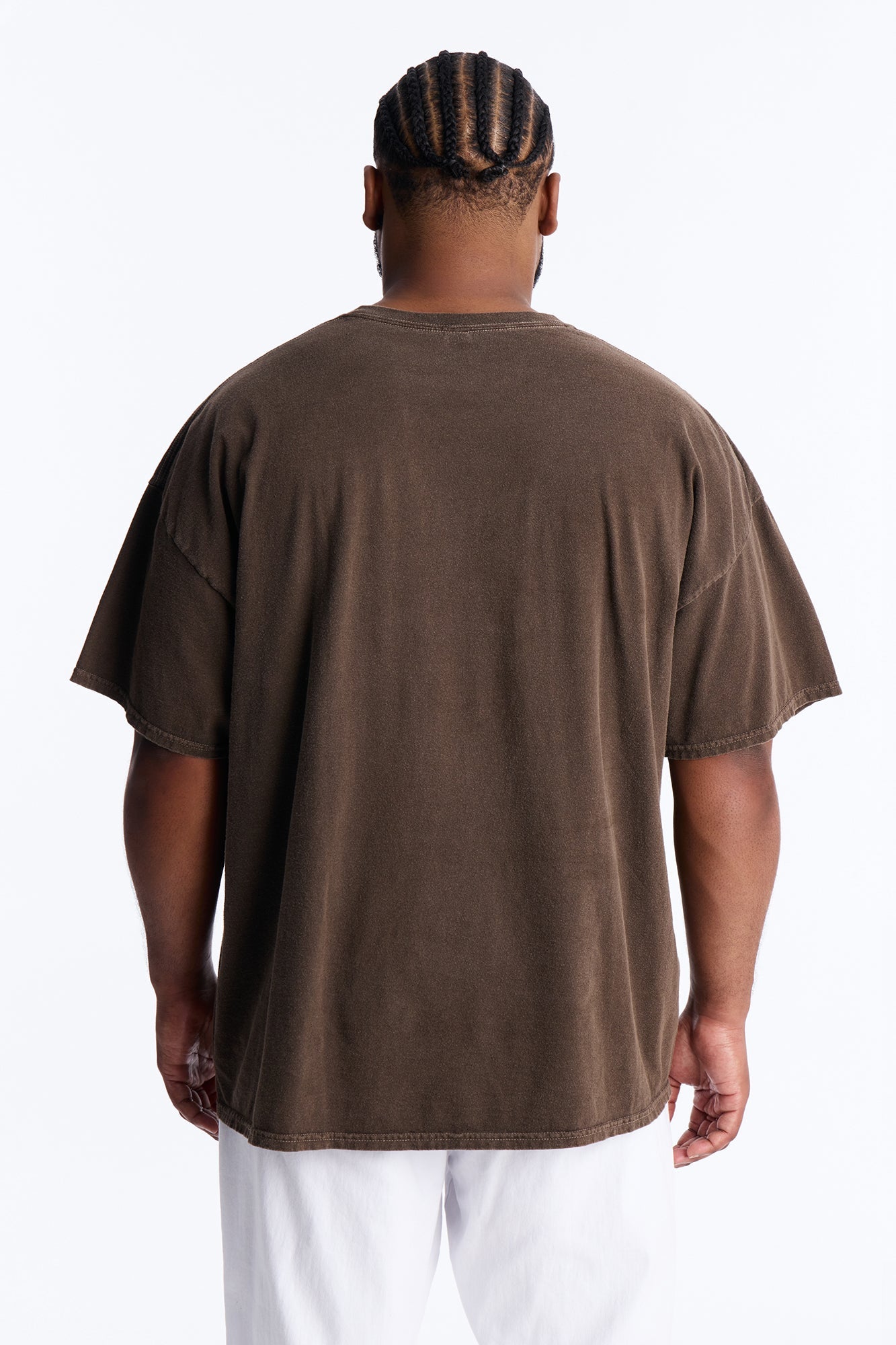 Phoenix Desert Paradise Oversized Short Sleeve Tee - Chocolate