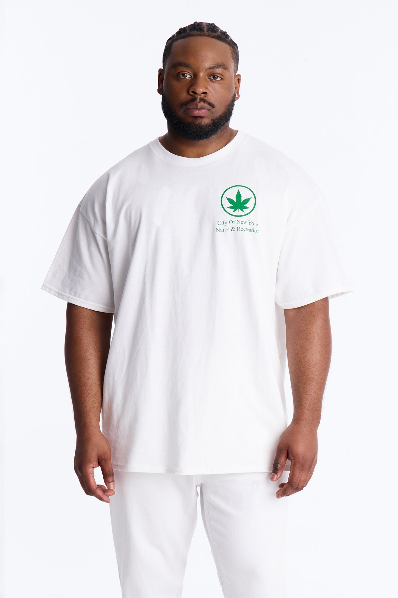 NYC Recreation Vibes Short Sleeve Tee - White