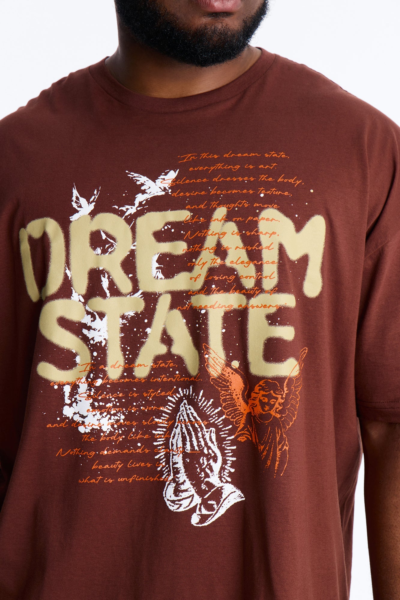Dream State Of Mind Short Sleeve Tee - Brown