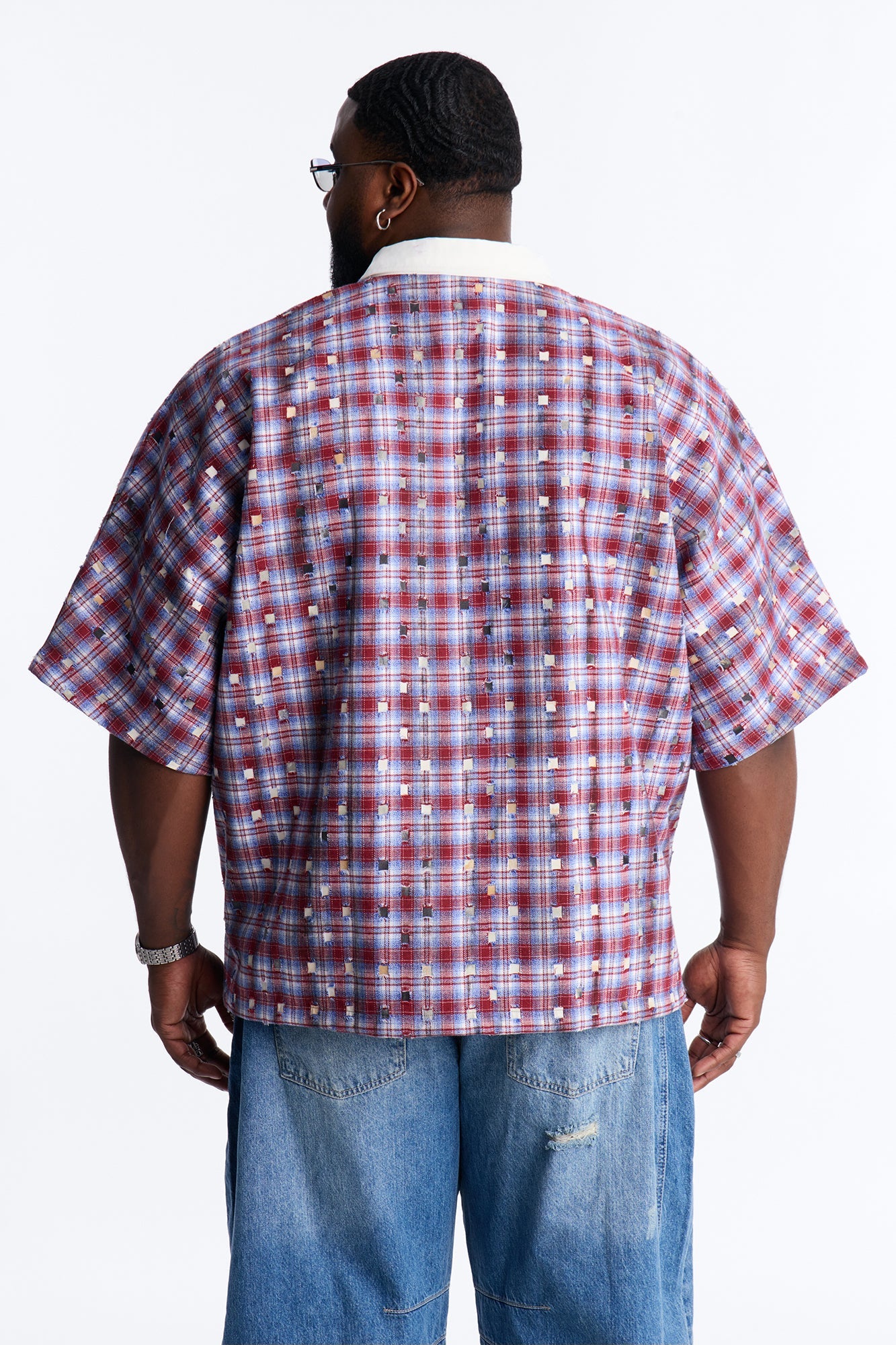 Oversized Desert Tempo Polo Shirt - Red