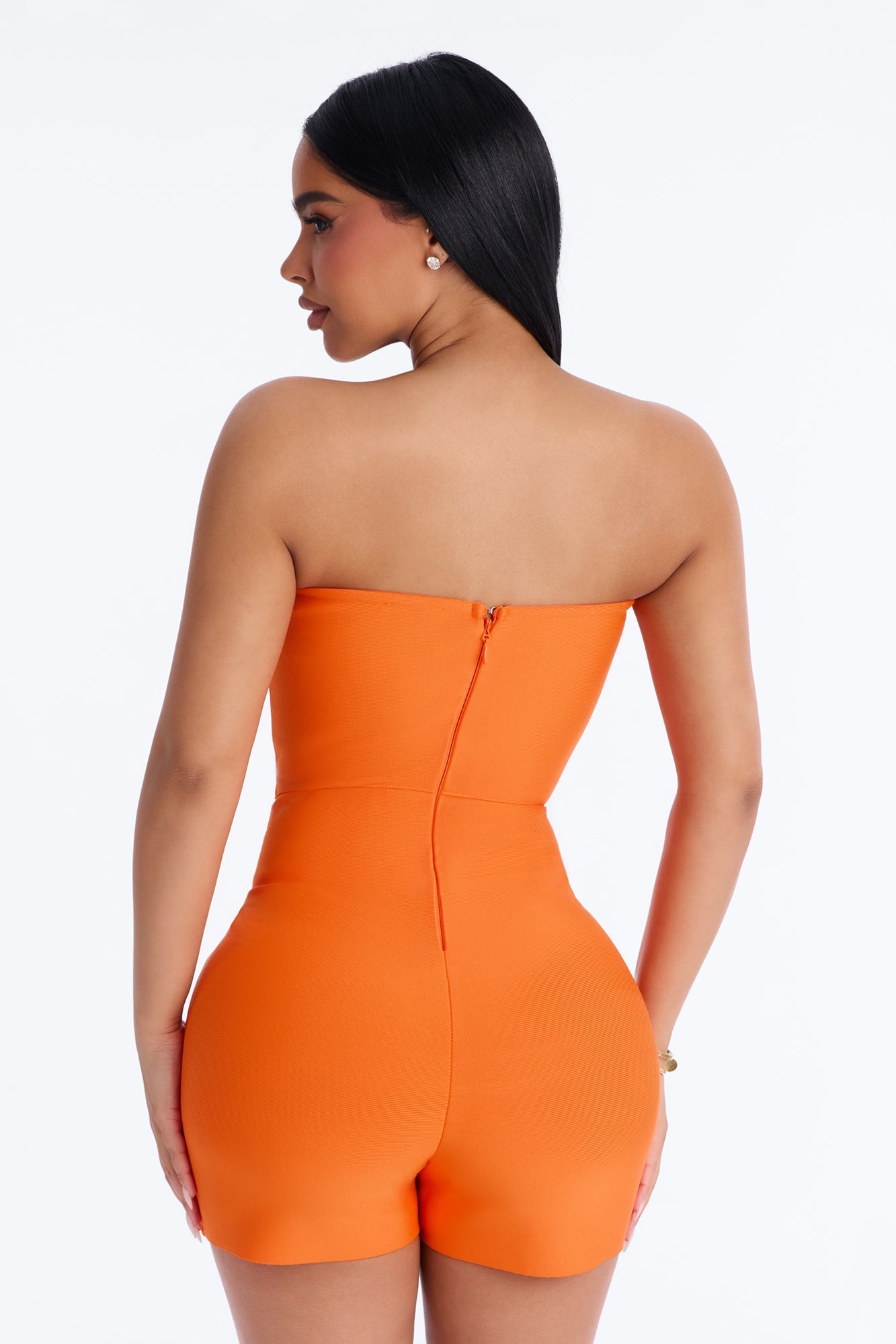 Someone To You Bandage Romper - Orange NEWFASHIONEDGE