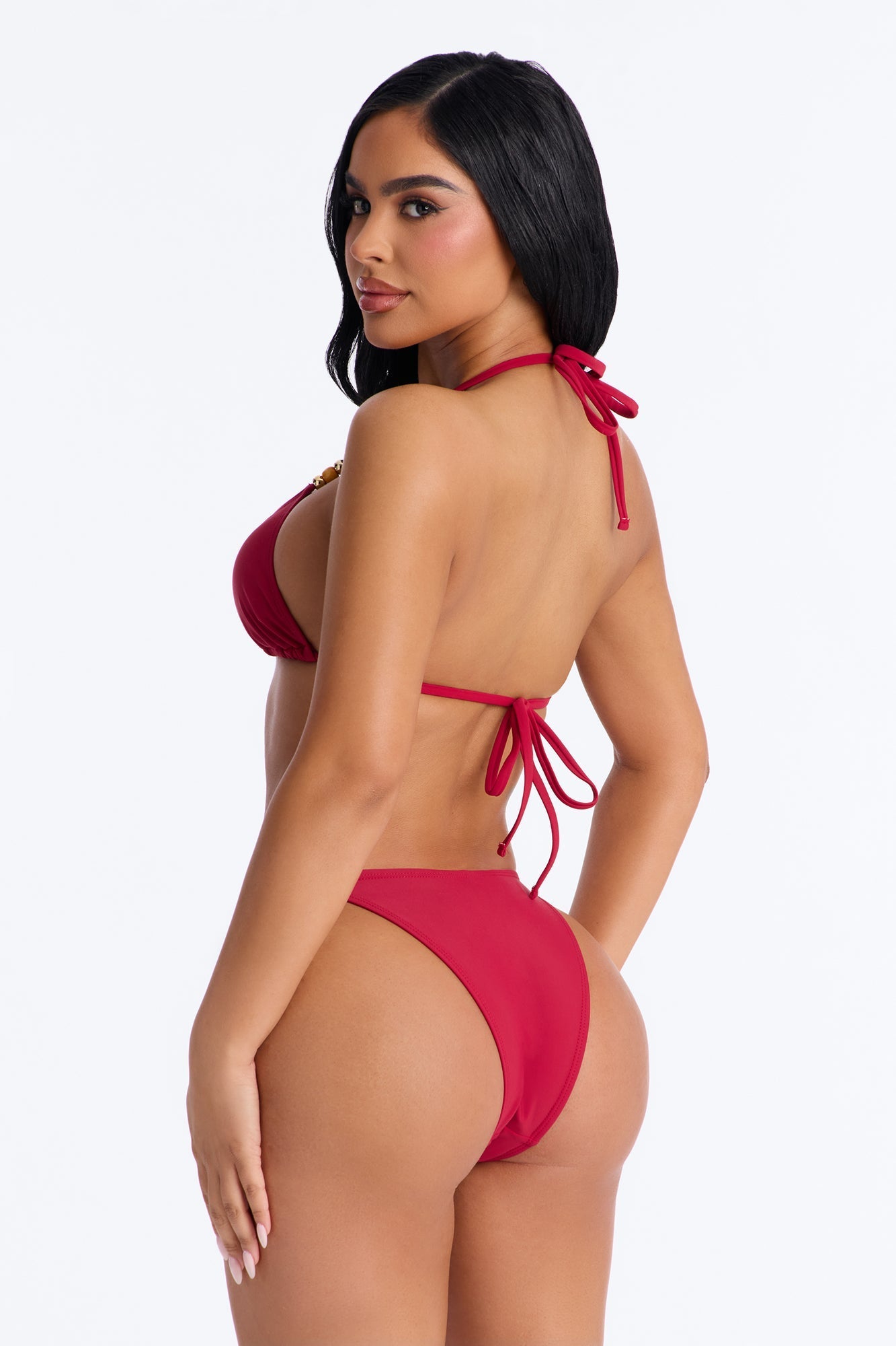 Meant Every Word 2pc Bikini - DarkRed NEWFASHIONEDGE