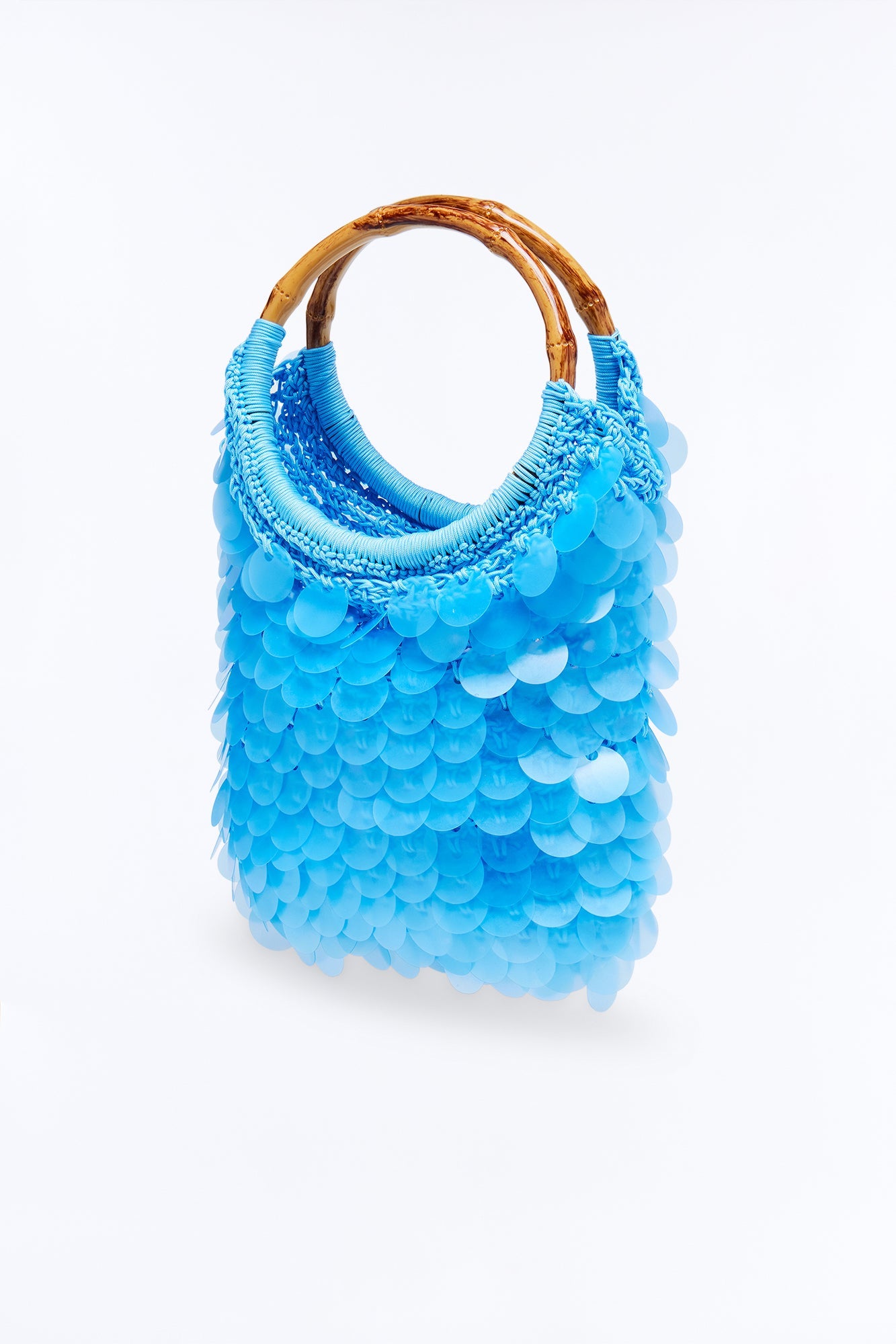 Seaside Shimmer Payette Satchel Bag - Blue