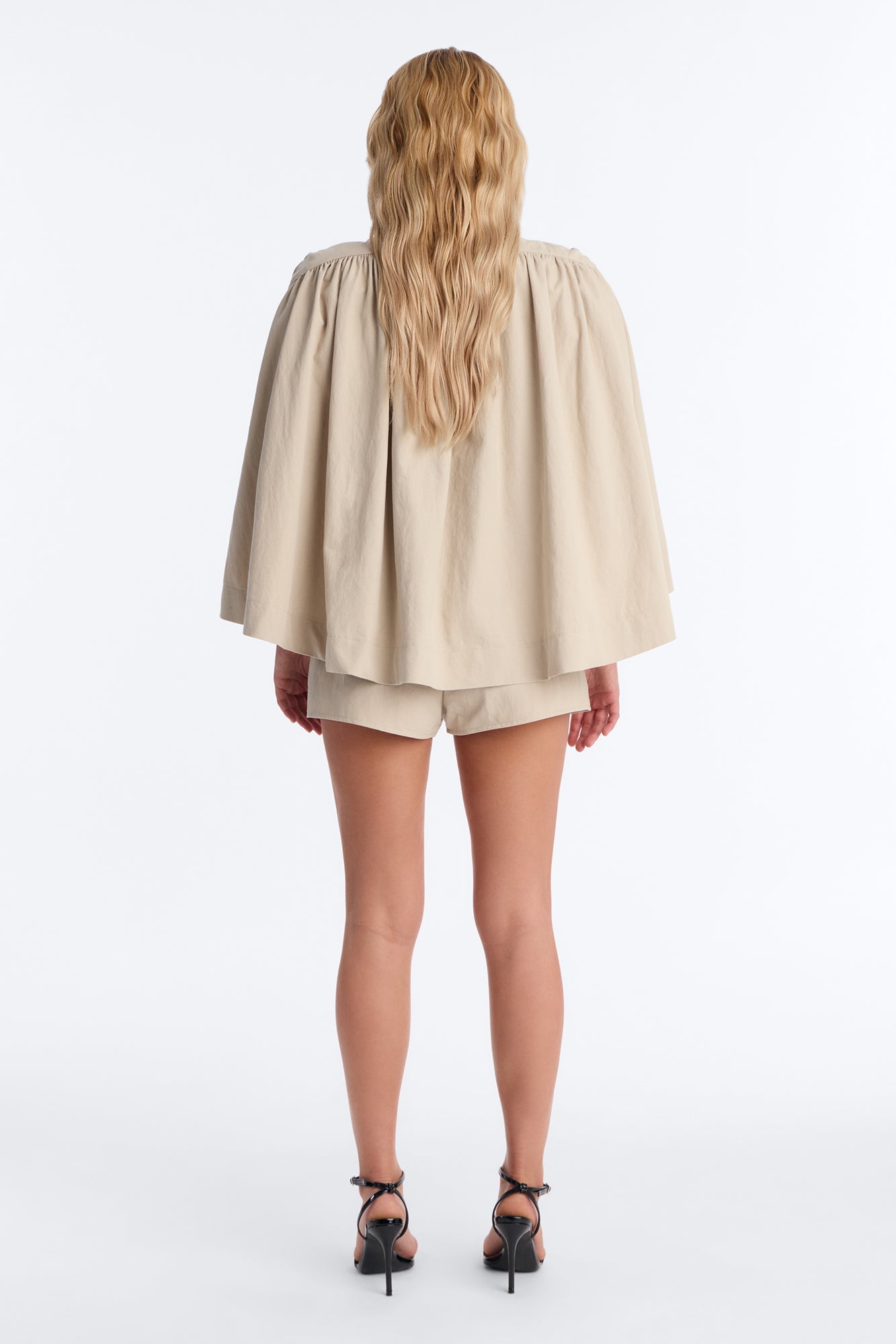 Taylor Twill Hot Short Set - Khaki NEWFASHIONEDGE