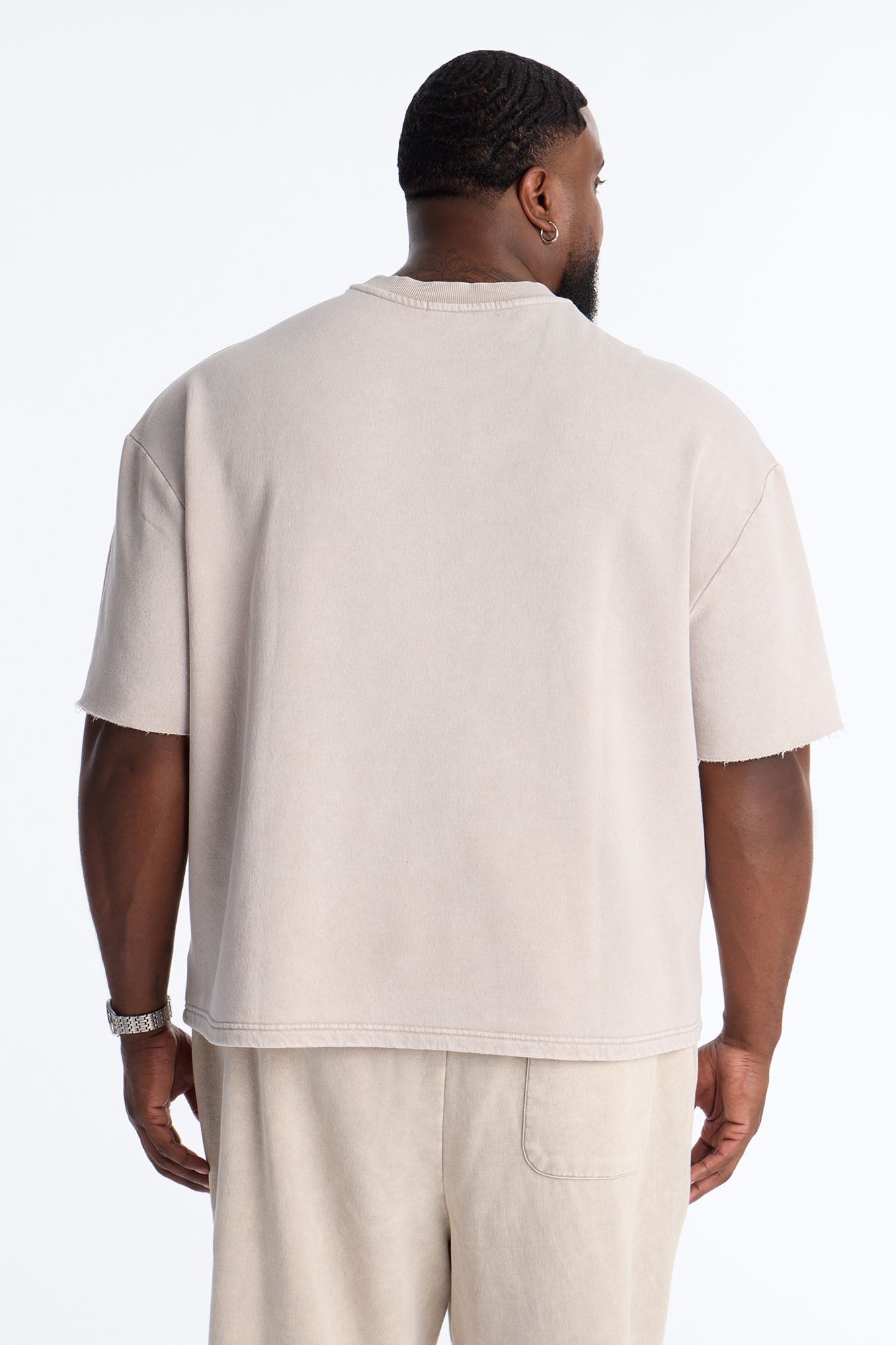 On The Go Washed Tee - Taupe