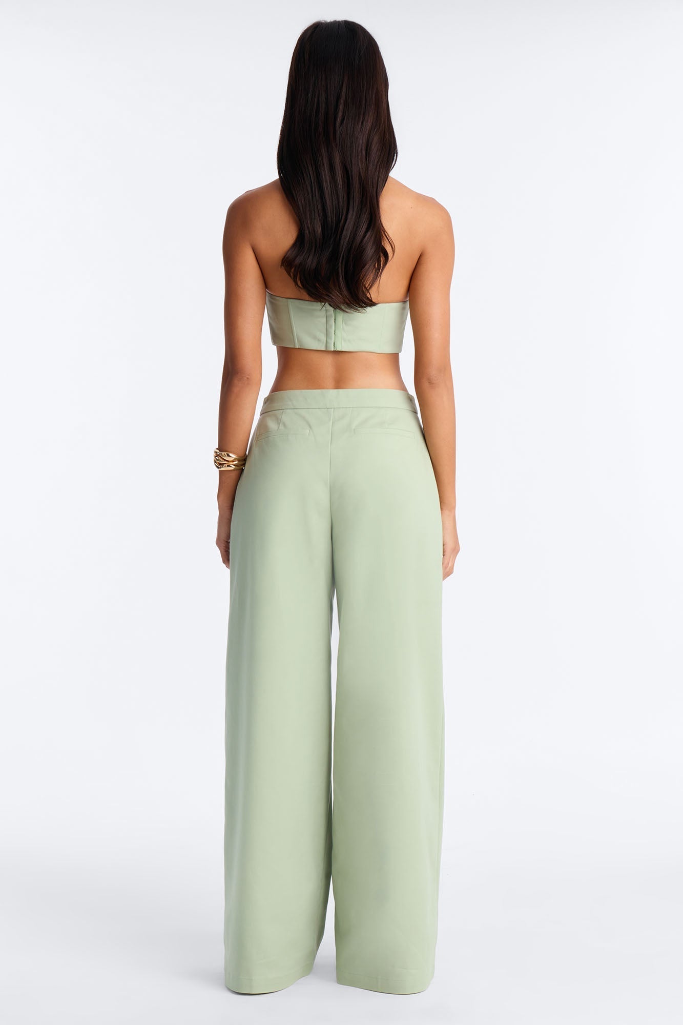 Nyxie Trouser Pant Set - Sage NEWFASHIONEDGE