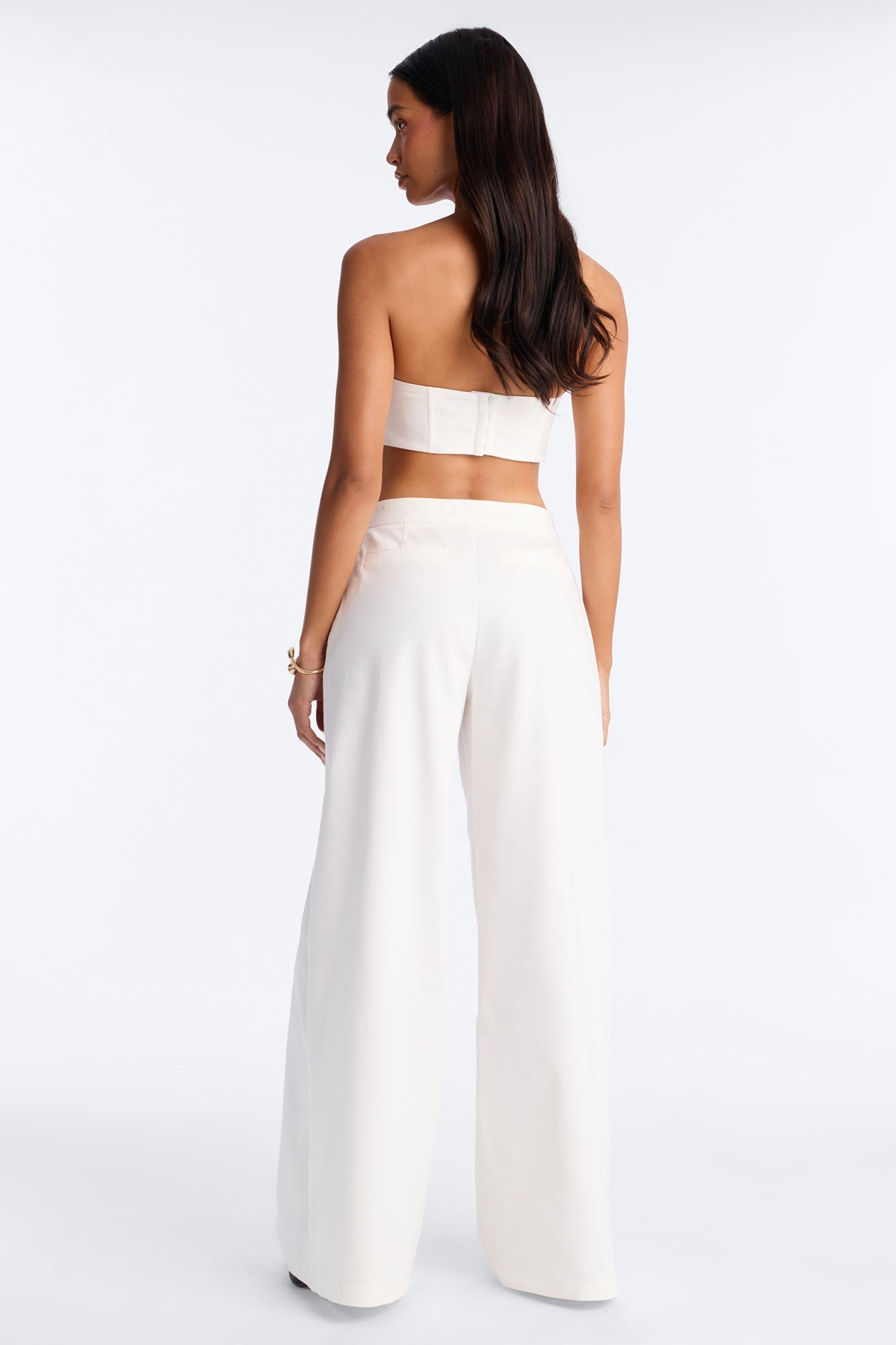 Nyxie Trouser Pant Set - White NEWFASHIONEDGE