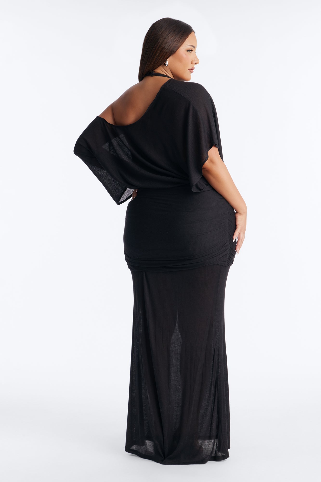 Softly Stunning Maxi Dress - Black NEWFASHIONEDGE