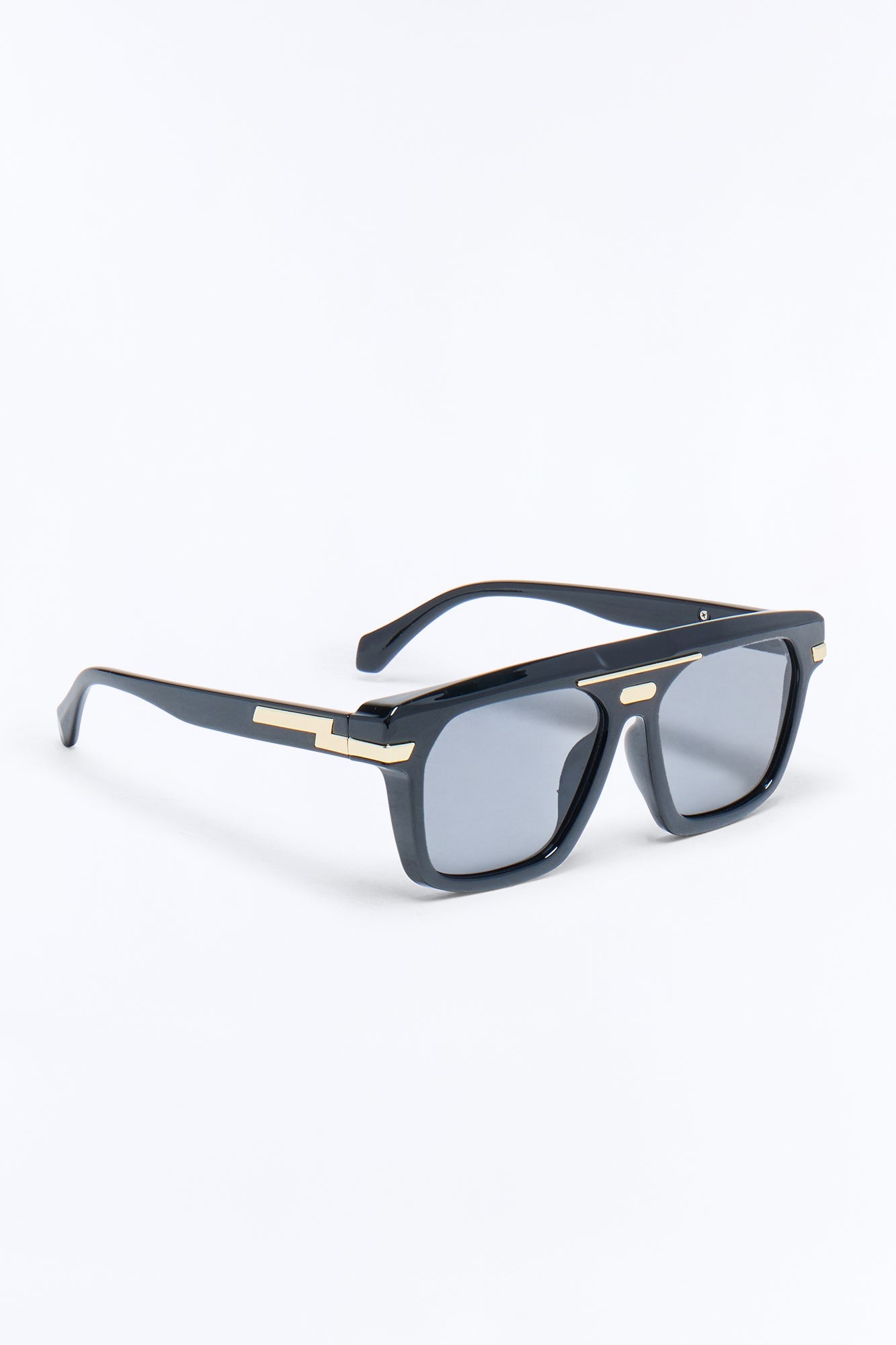 Stuck In Limbo Flat Top Sunglasses - Black