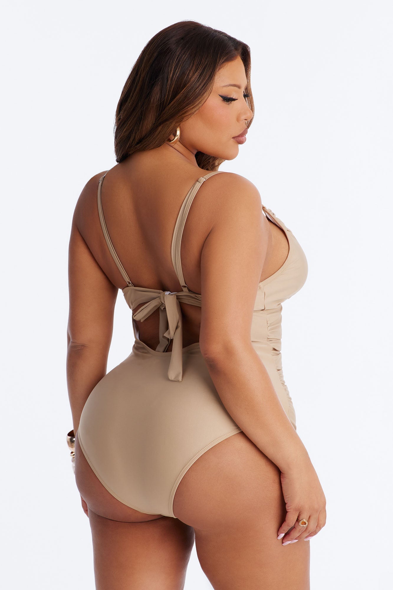 Savoring Summer 1 Piece Swimsuit - Olive Fashion Nova