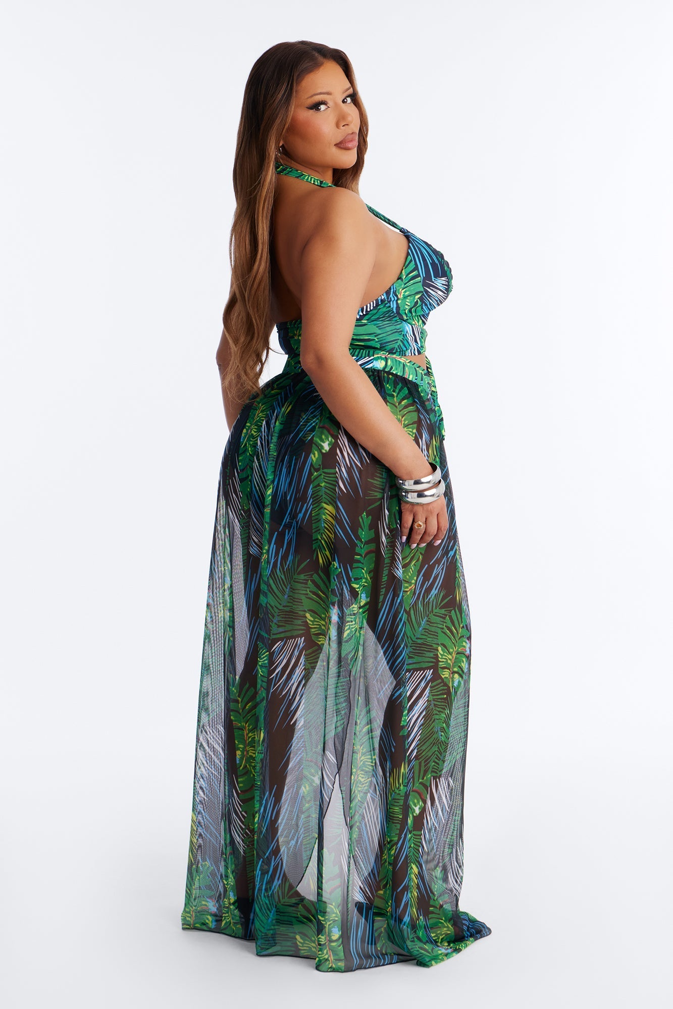 Always Worth It Bikini And Sarong - Green NEWFASHIONEDGE