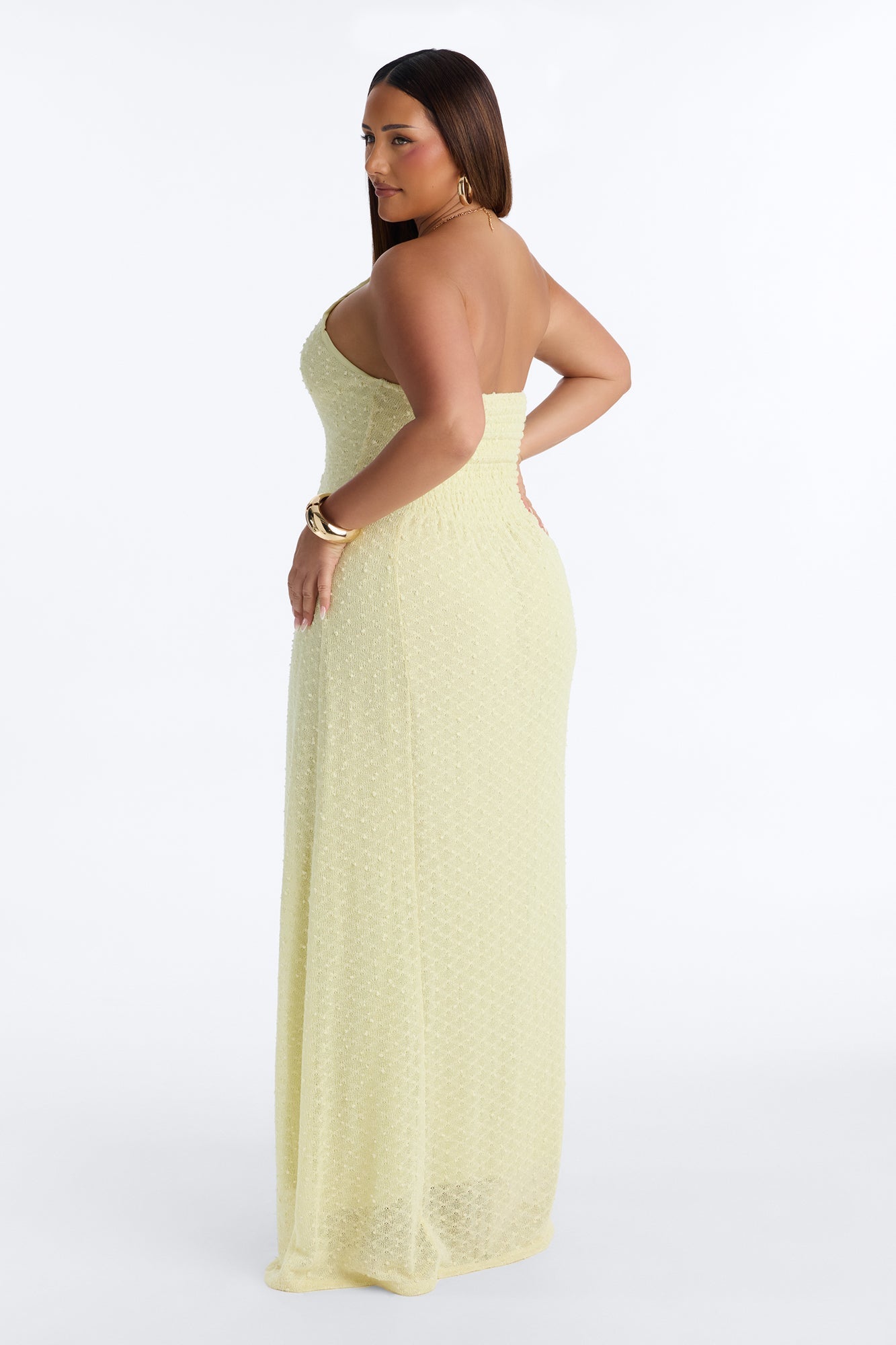 Caribbean Shores Maxi Dress - Yellow NEWFASHIONEDGE