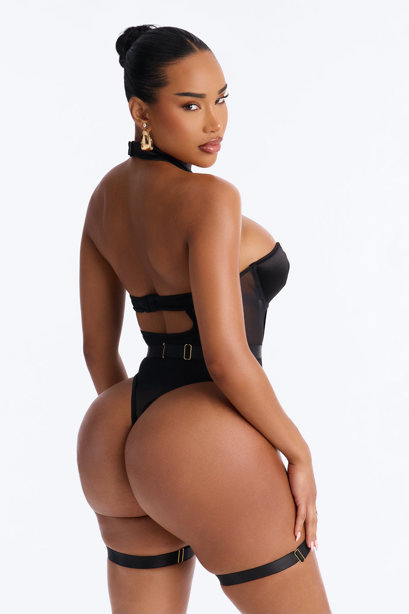 Keep You Guessing Lingerie Set - Black Fashion Nova