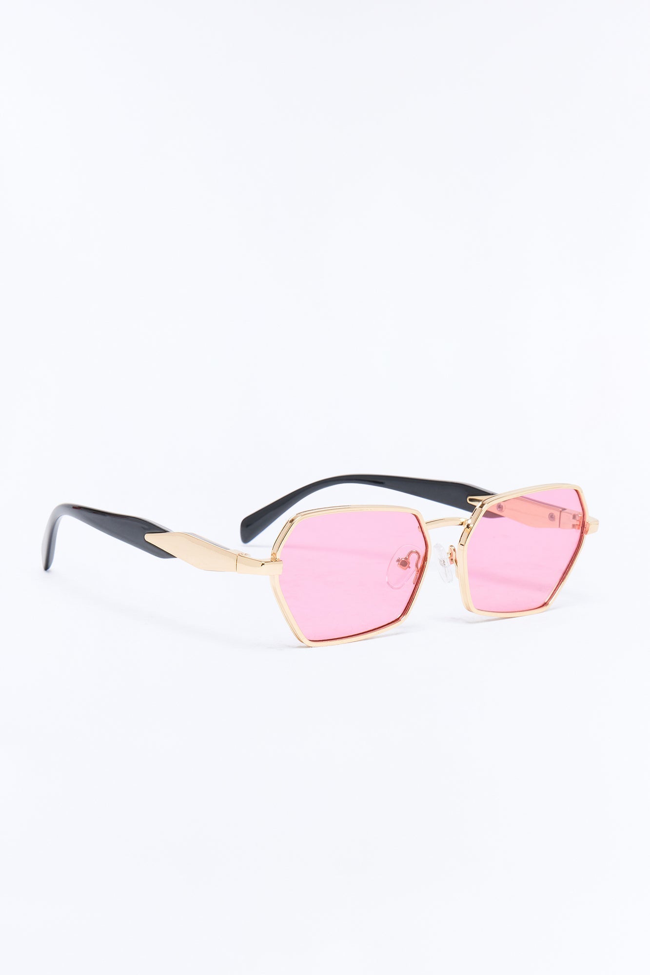 Abbot Kinney Blvd Sunglasses - Gold/Pink NEWFASHIONEDGE