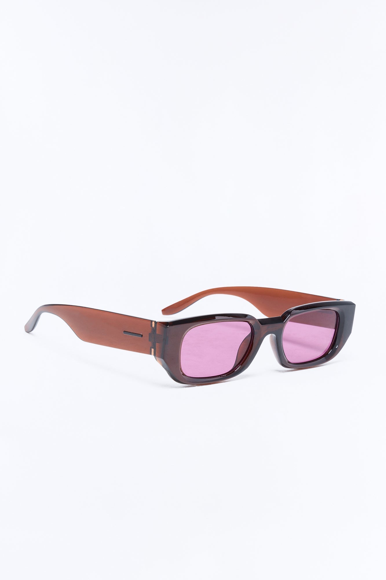 Crossing Lines Sunglasses - Burgundy NEWFASHIONEDGE