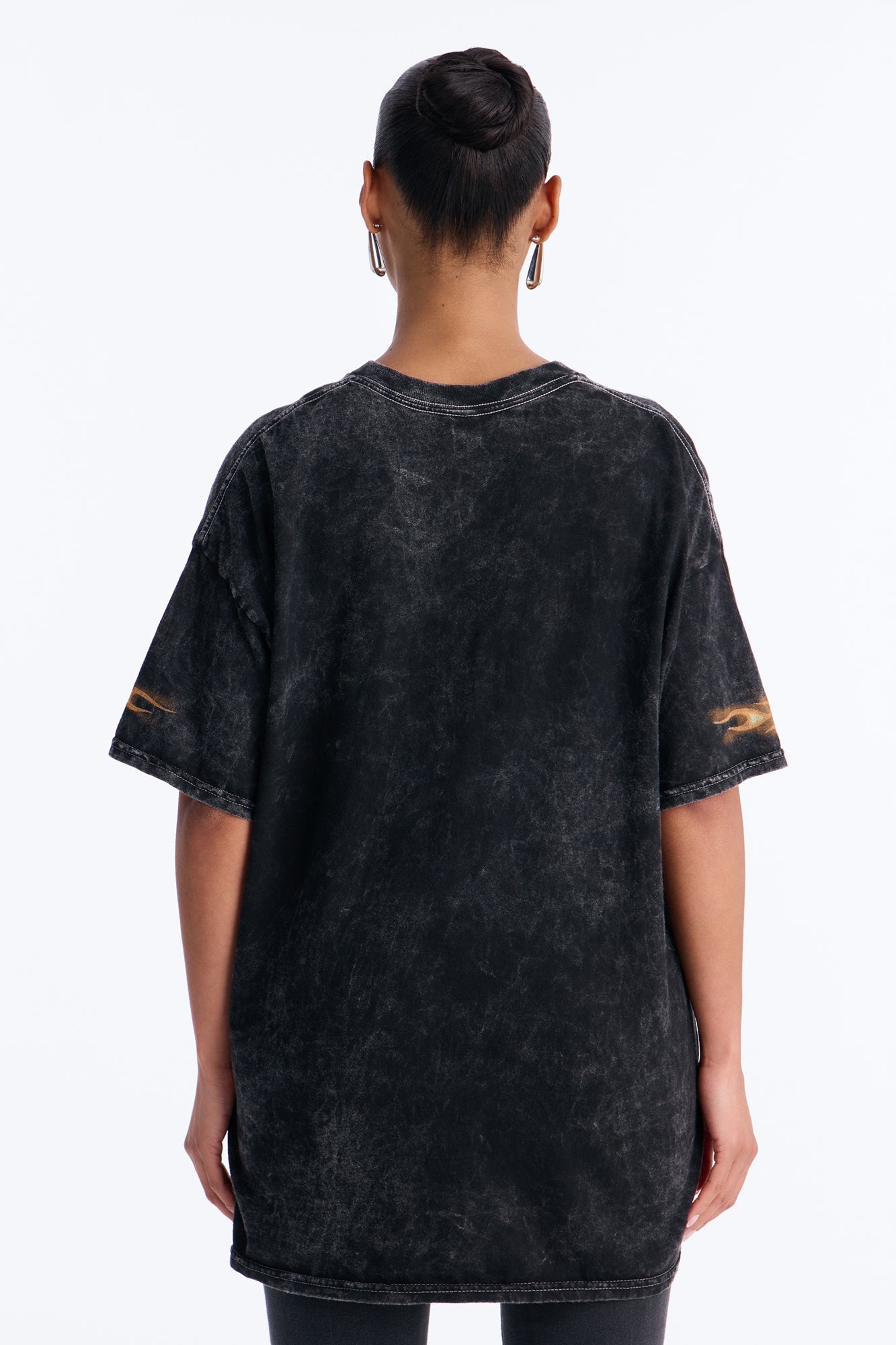 Wild Roots Washed Tee - Black Wash NEWFASHIONEDGE