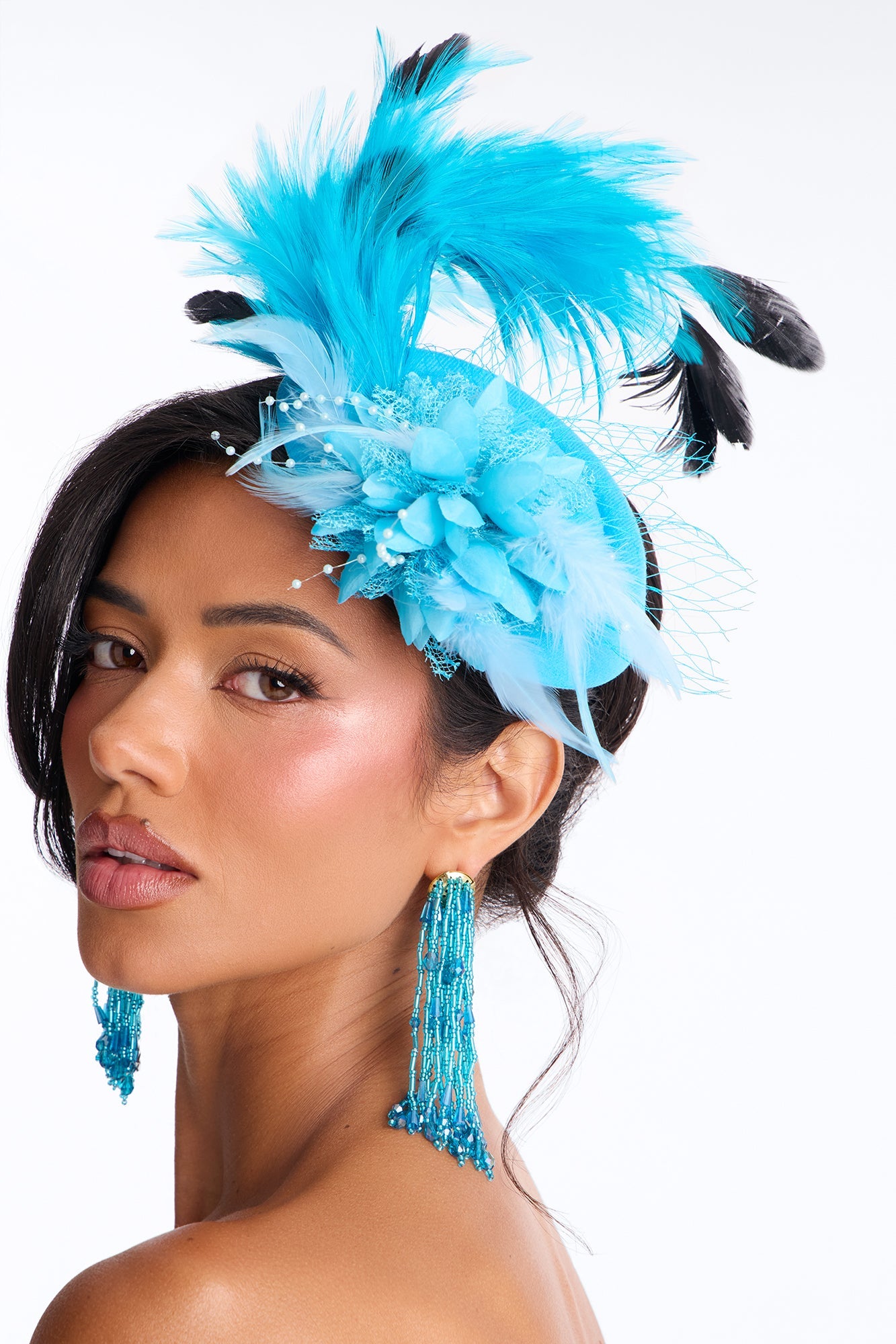 The Headliner Fascinator - Blue