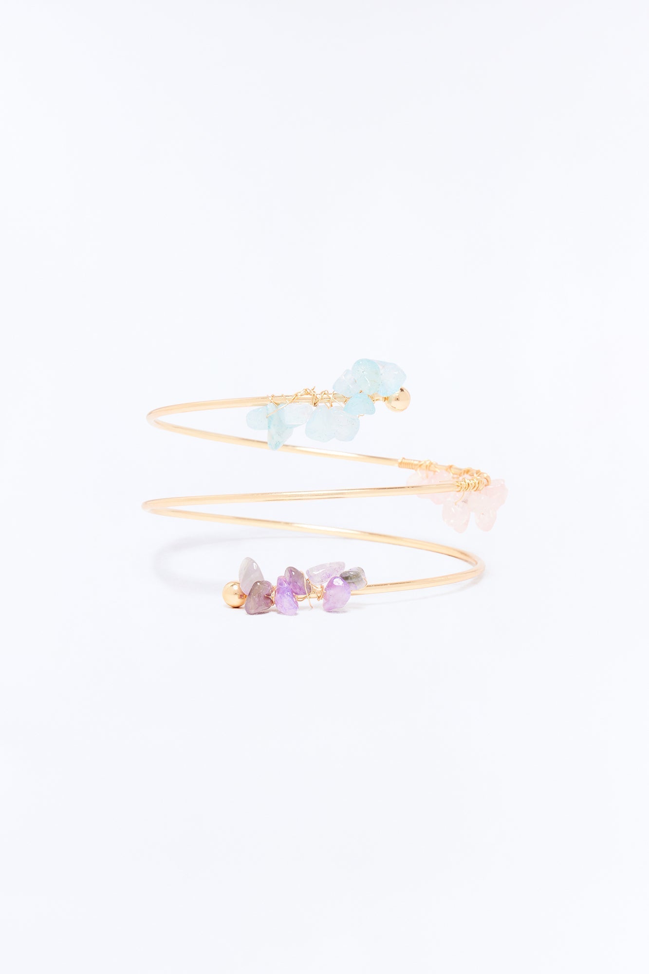 Coastal Gems Arm Cuff - Gold/Multi NEWFASHIONEDGE