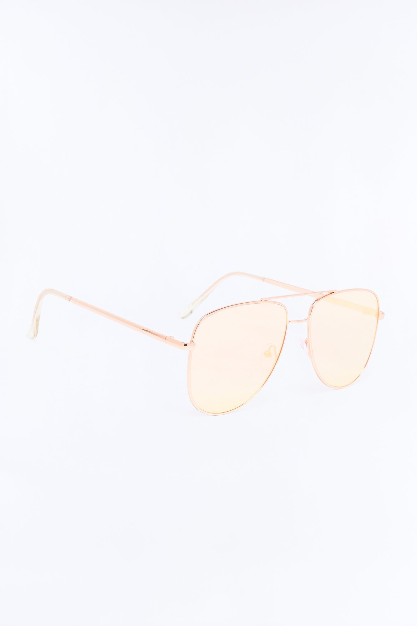Maverick Aviator Sunglasses - Rose Gold