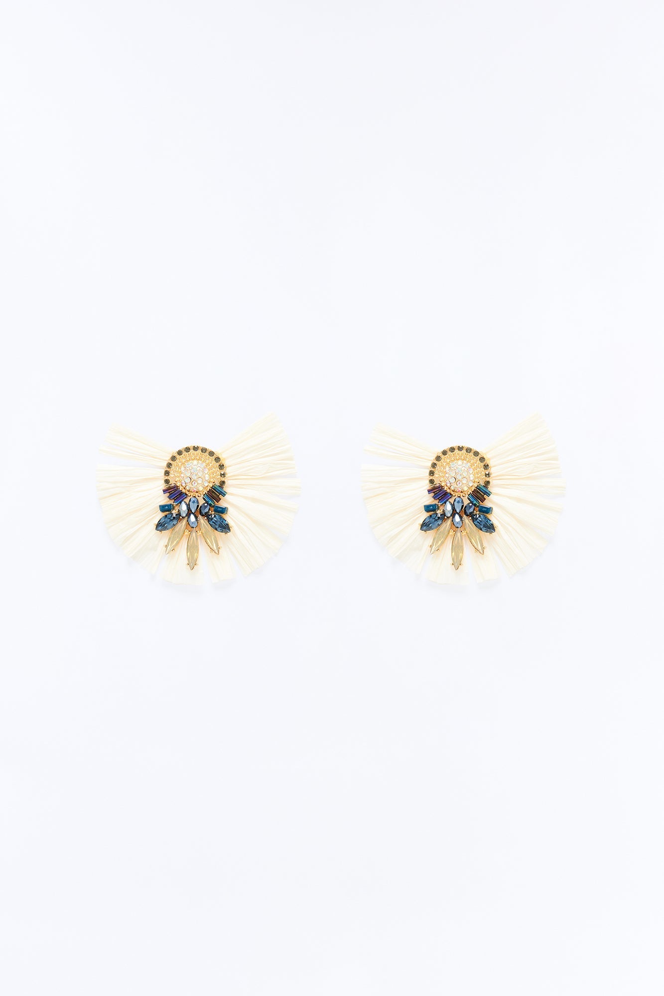 Rio Carnival Earrings - White/combo