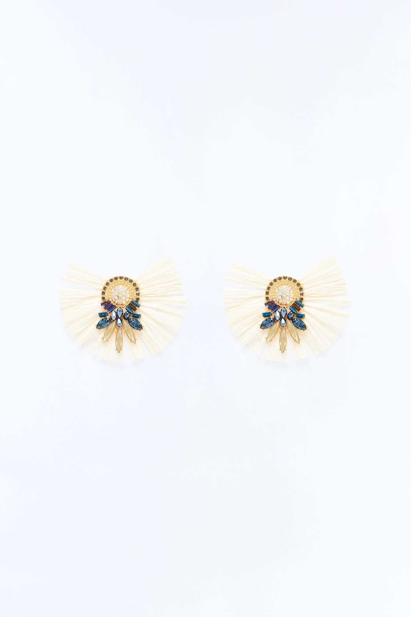 Rio Carnival Earrings - White/combo