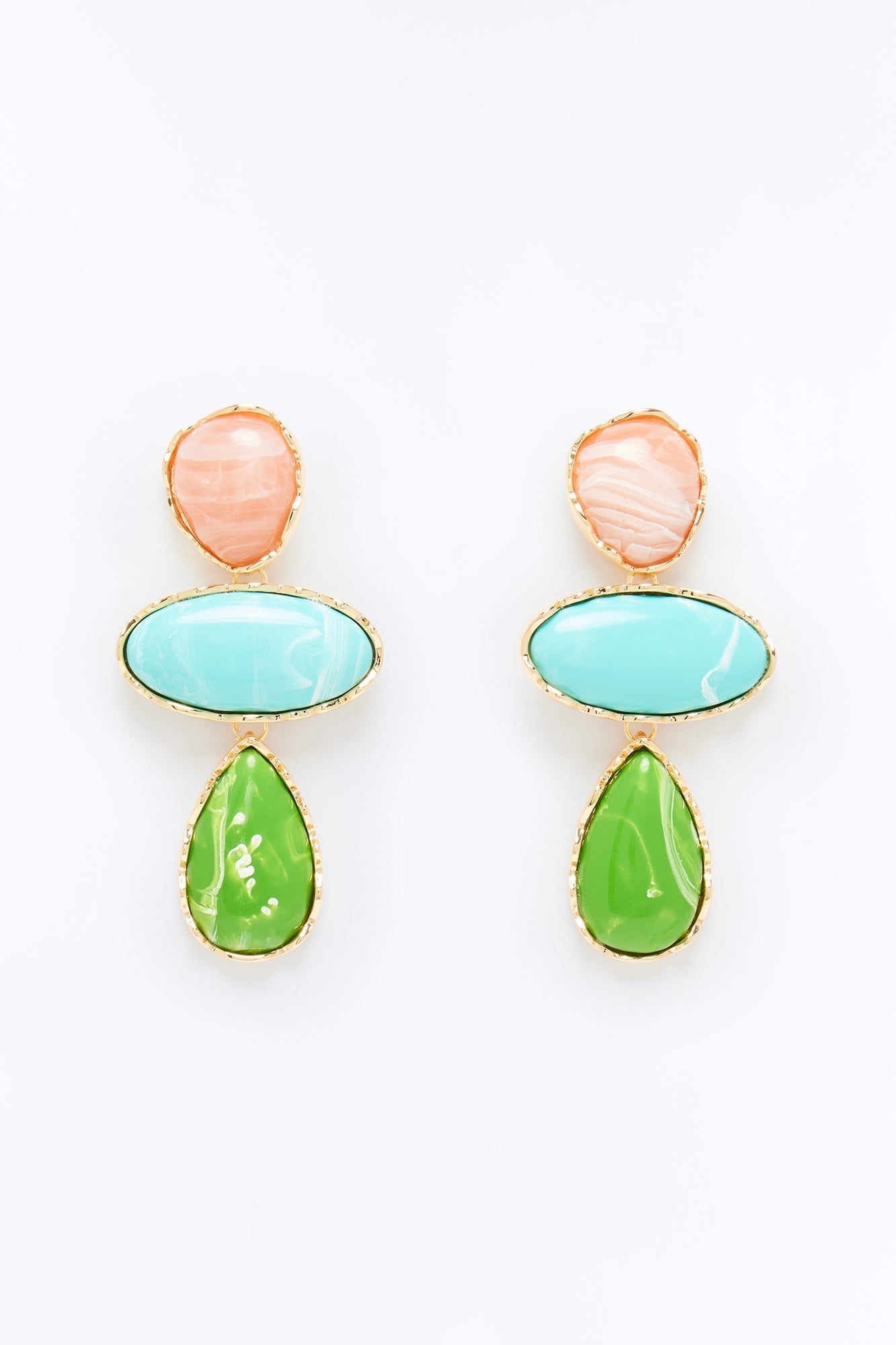 Cabo Waves Drop Earrings - Multi Color