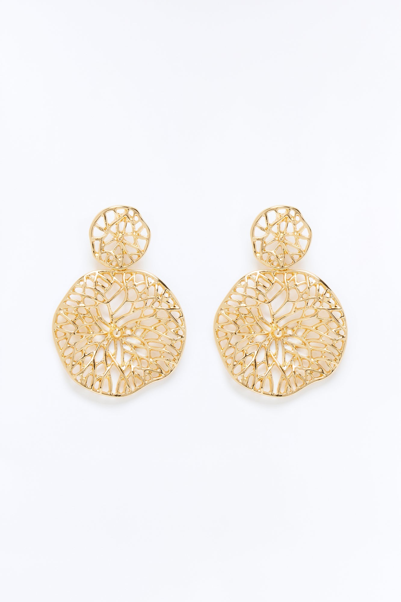 Through The Vines Earrings - Gold