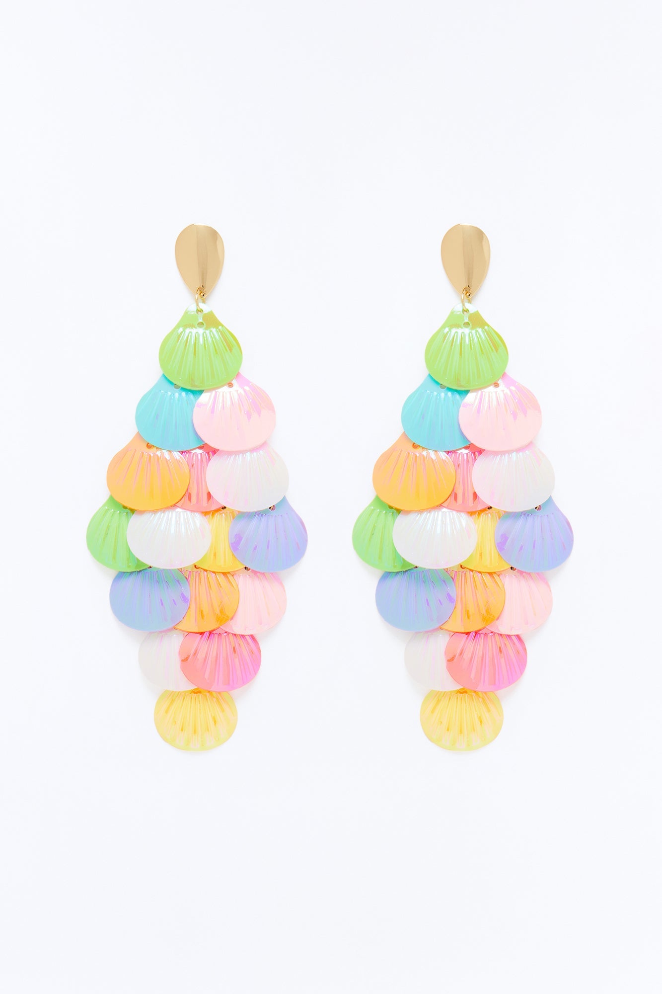 Magic In The Sea Earrings - Multi Color
