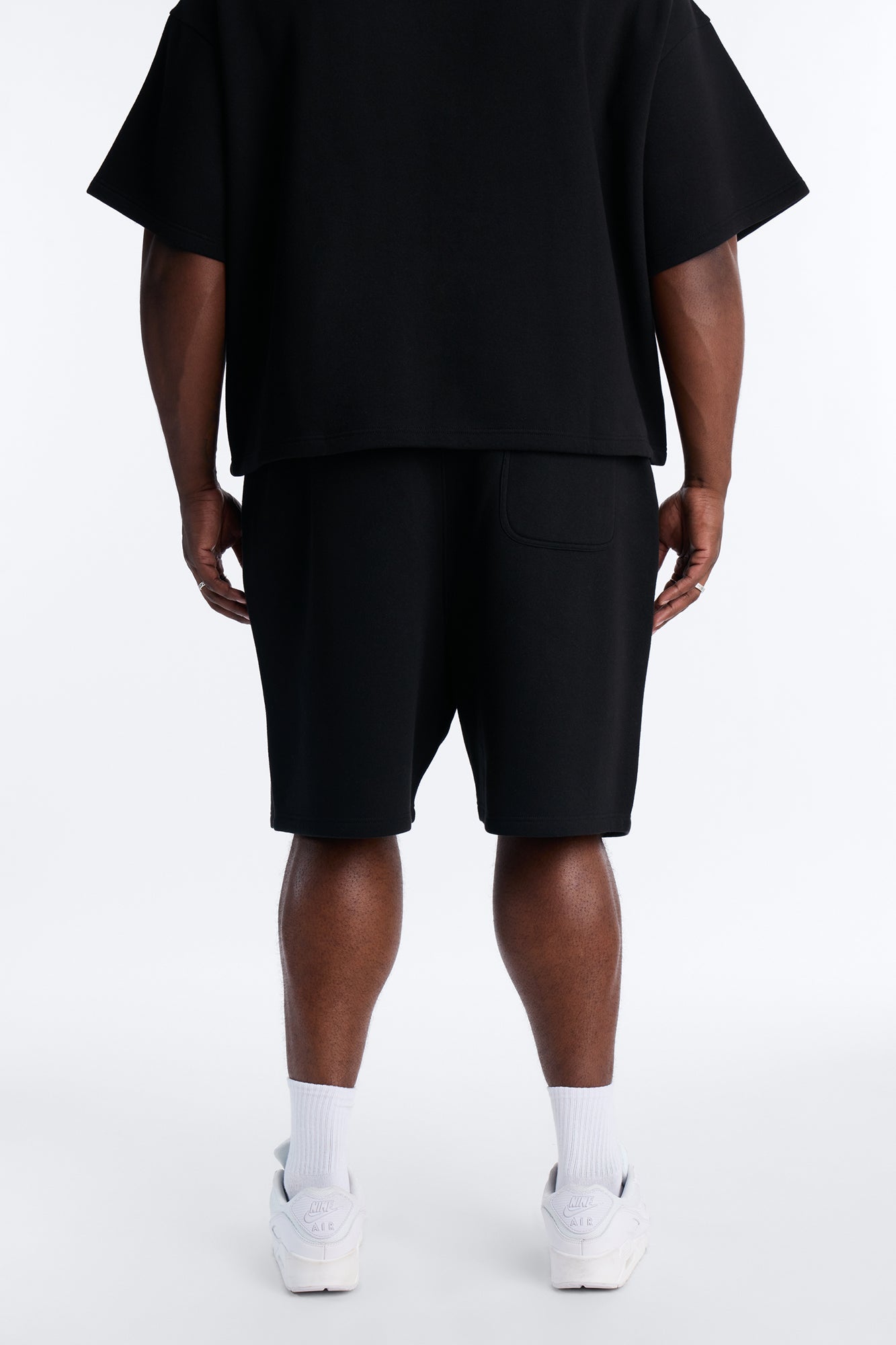 MIsfits Rhinestone Relaxed Sweatshorts - Black