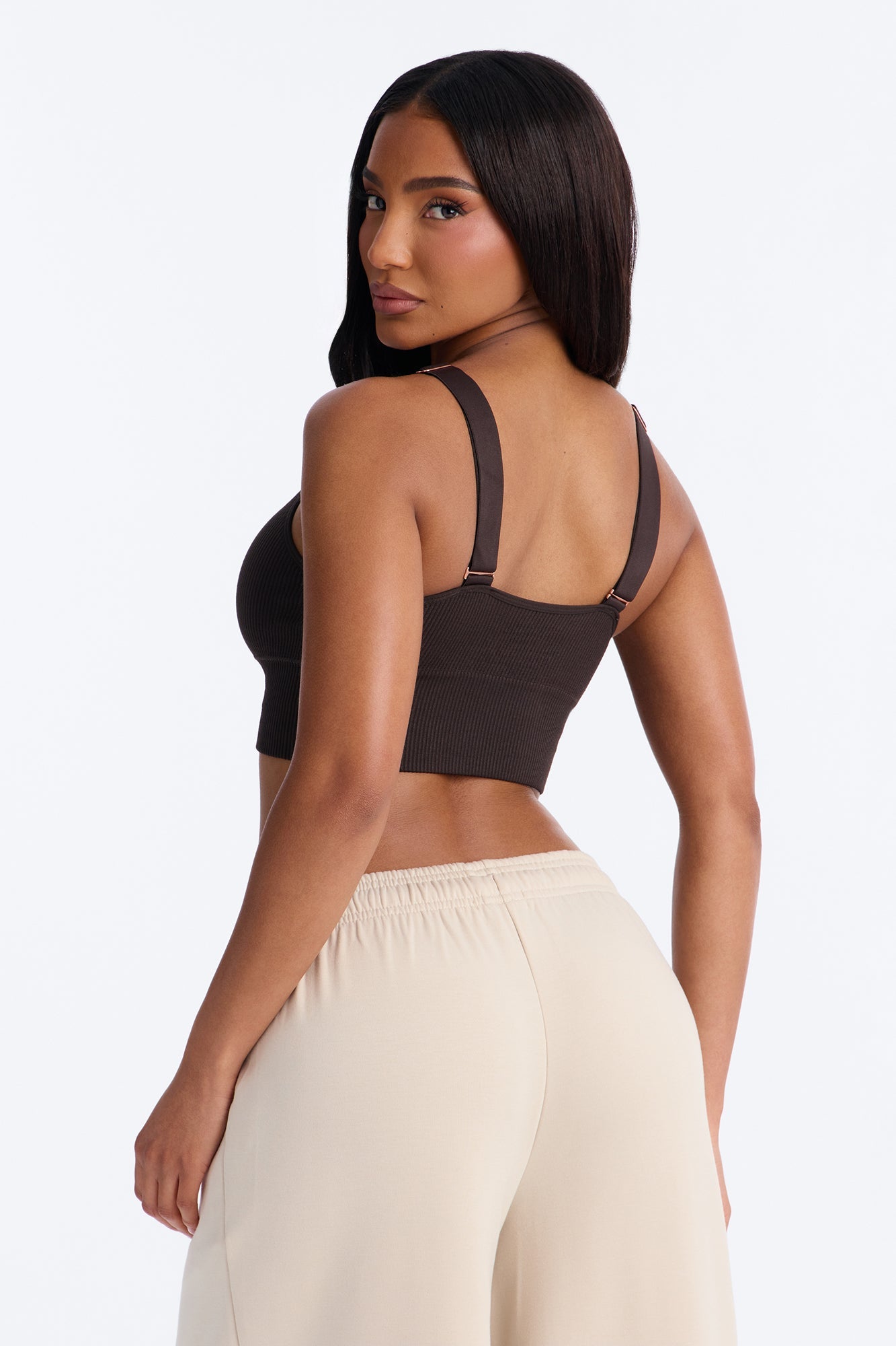 Always Seamless Comfort T-Shirt Bralette Bra - Chocolate NEWFASHIONEDGE