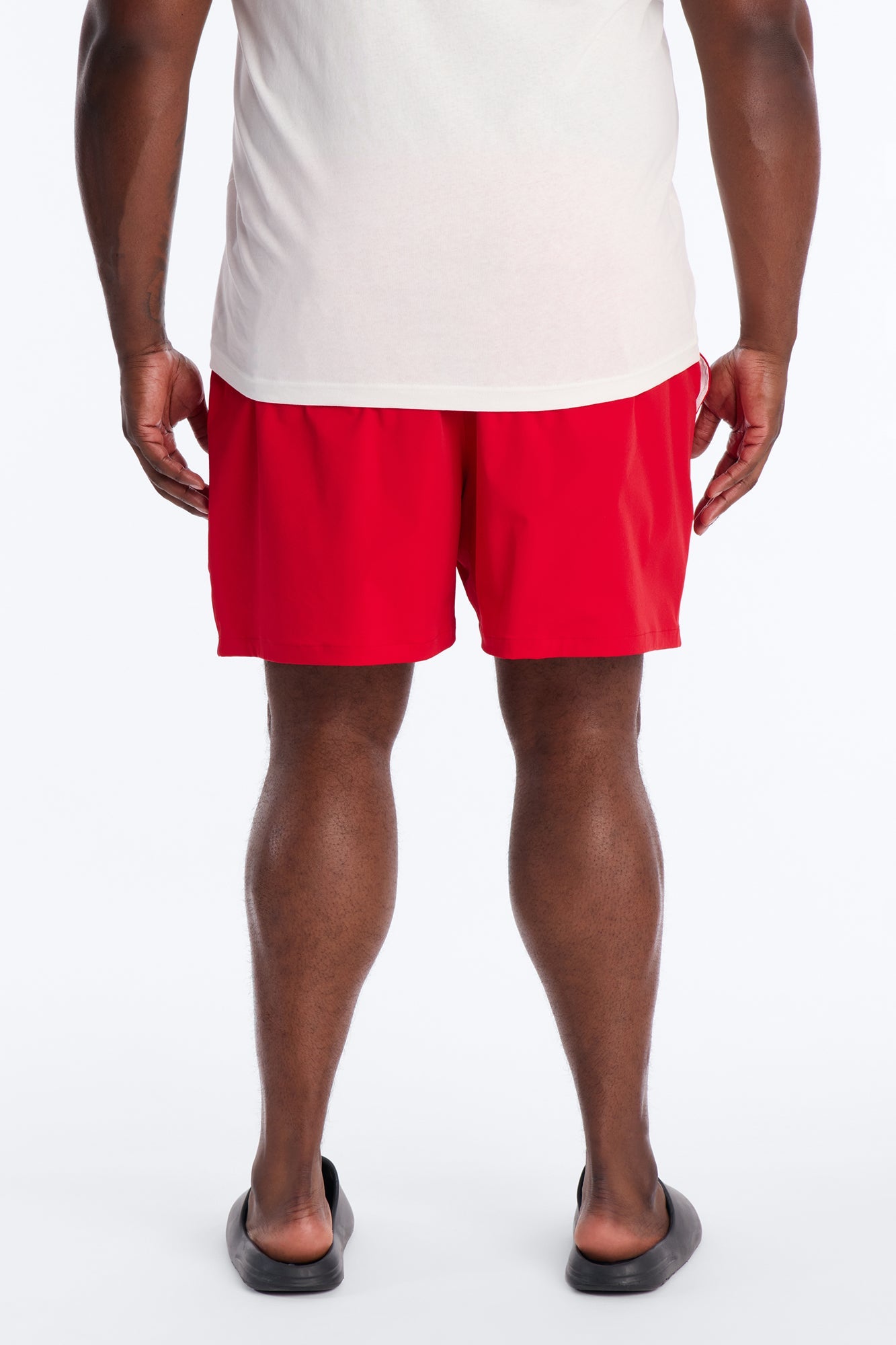 Elevated Stretch Trouser Swim Trunk 6″ - Red