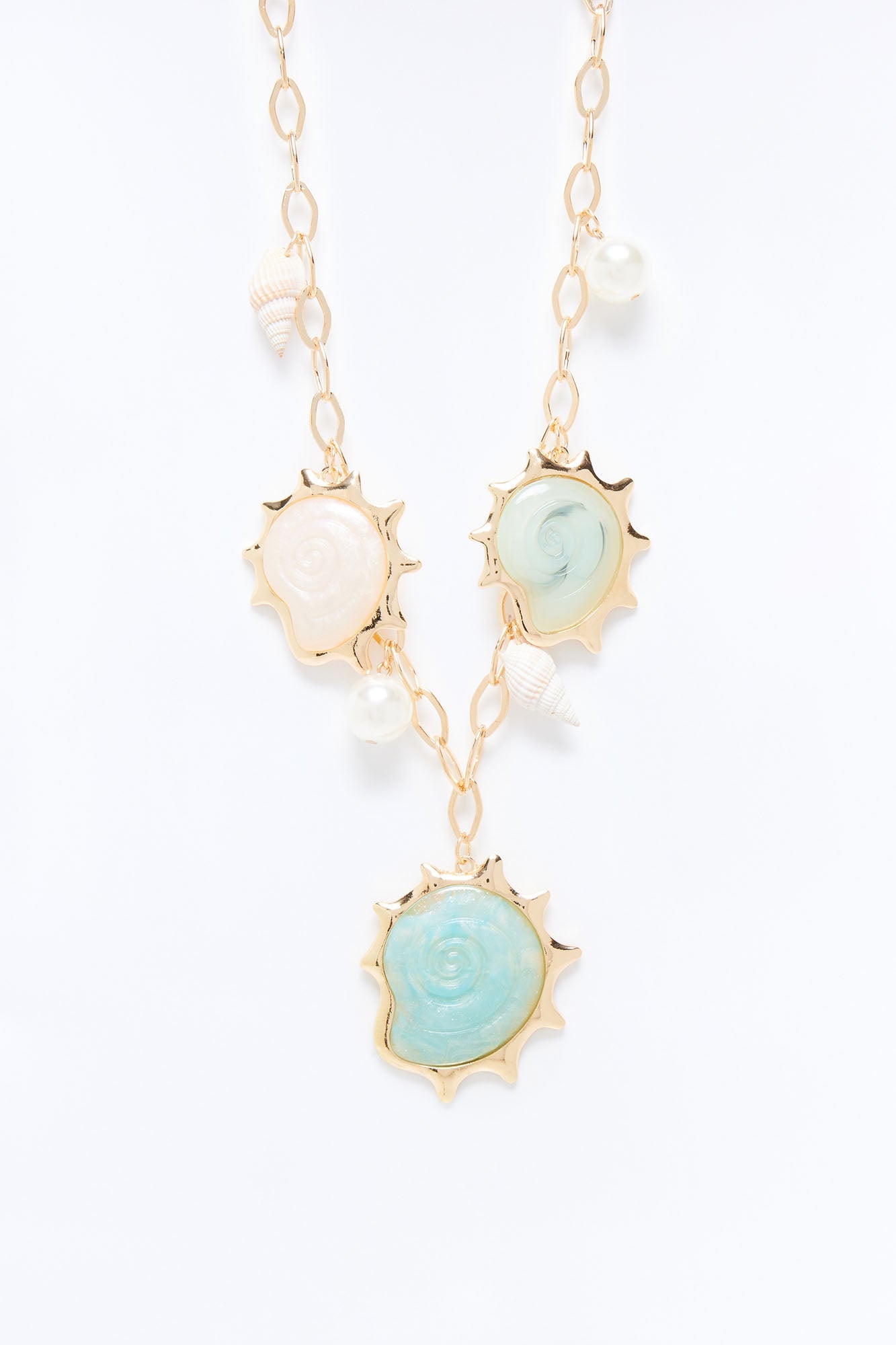 High Tide Charm Necklace - Gold/combo