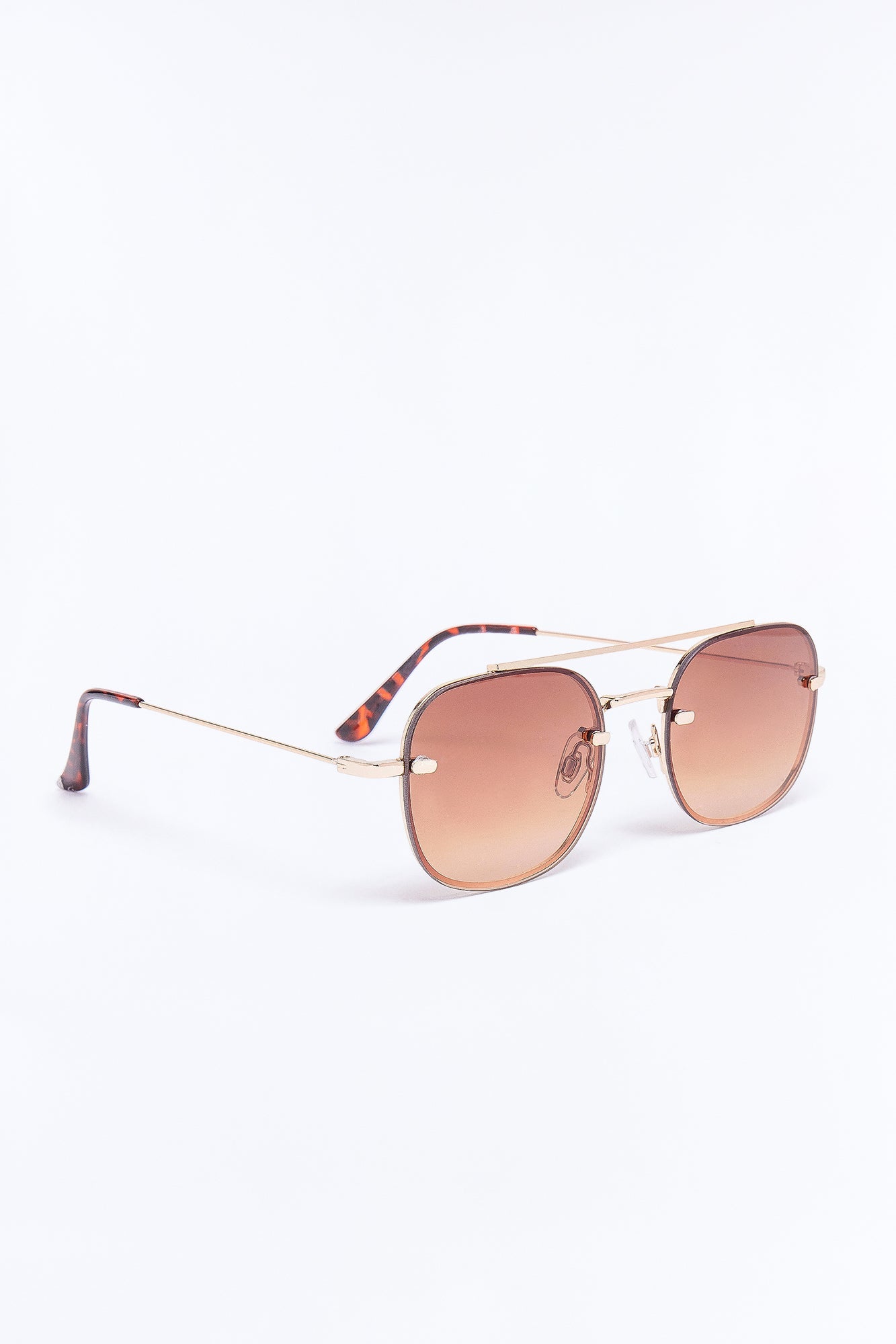 Vacay Tunnel Vision Sunglasses - Brown