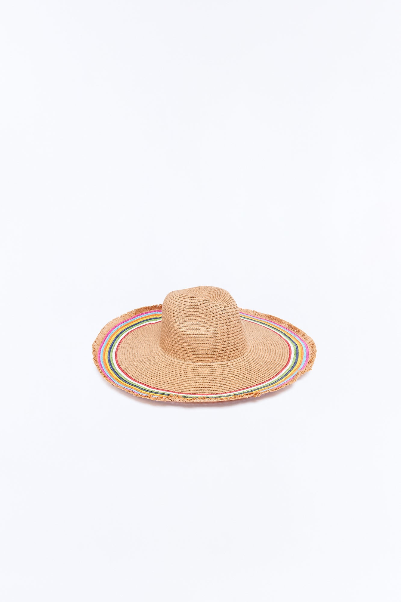 All The Rainbows Sun Hat - Natural/Combo
