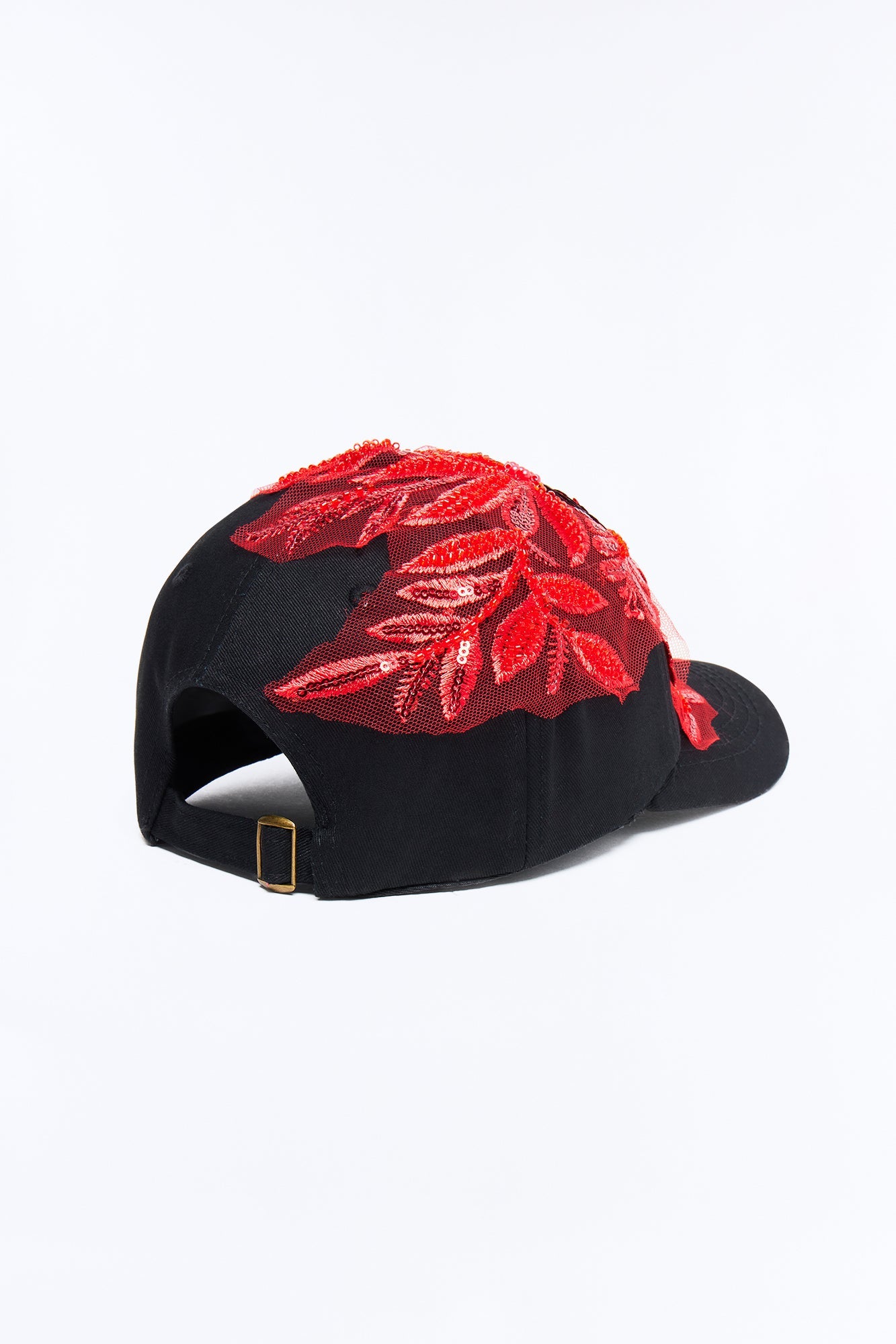 Bright Side Baseball Hat - Black/Red
